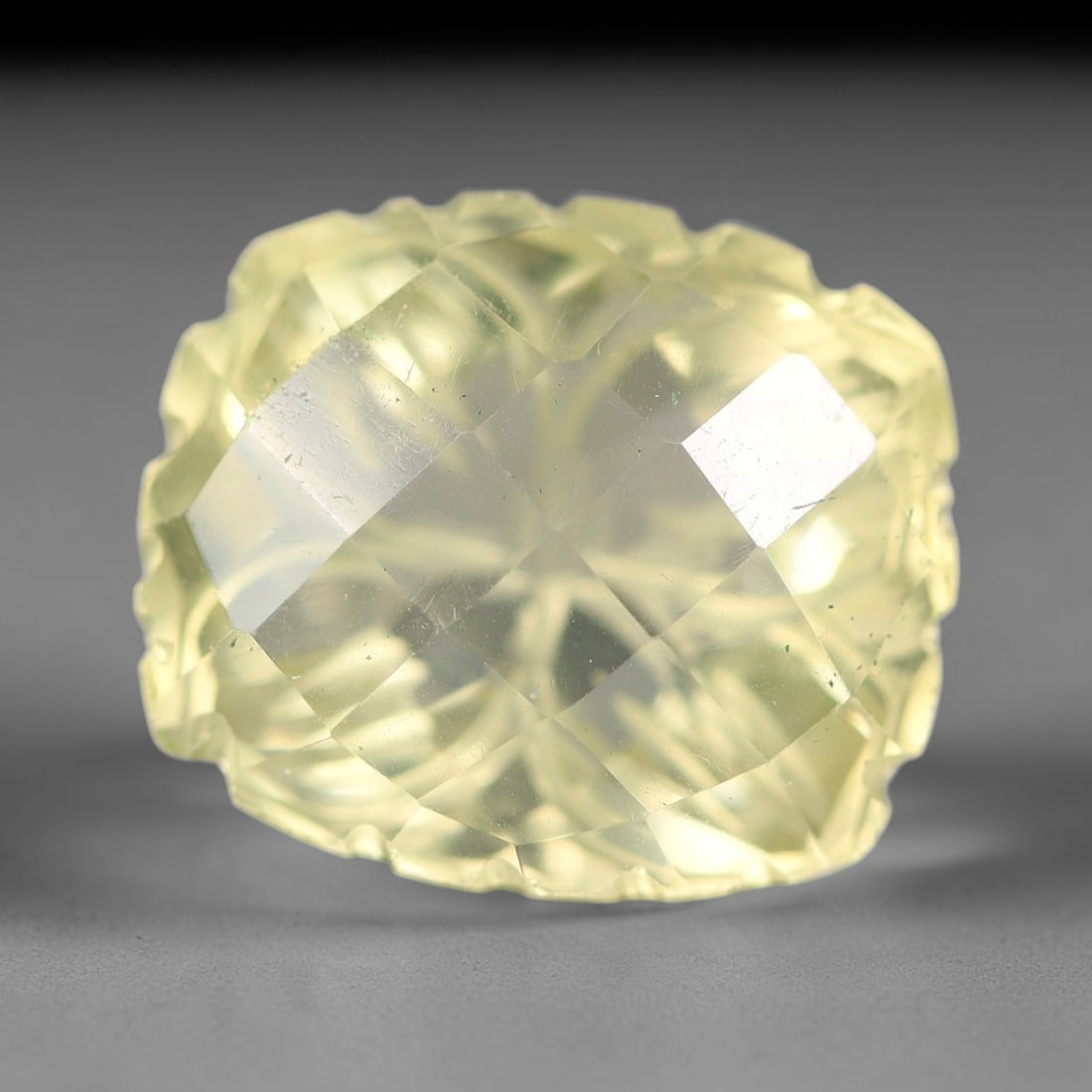 27.67 Carats Natural Brazilian Lemon Quartz Fancy Cut Loose Gemstone, 90WY (1 of 1)