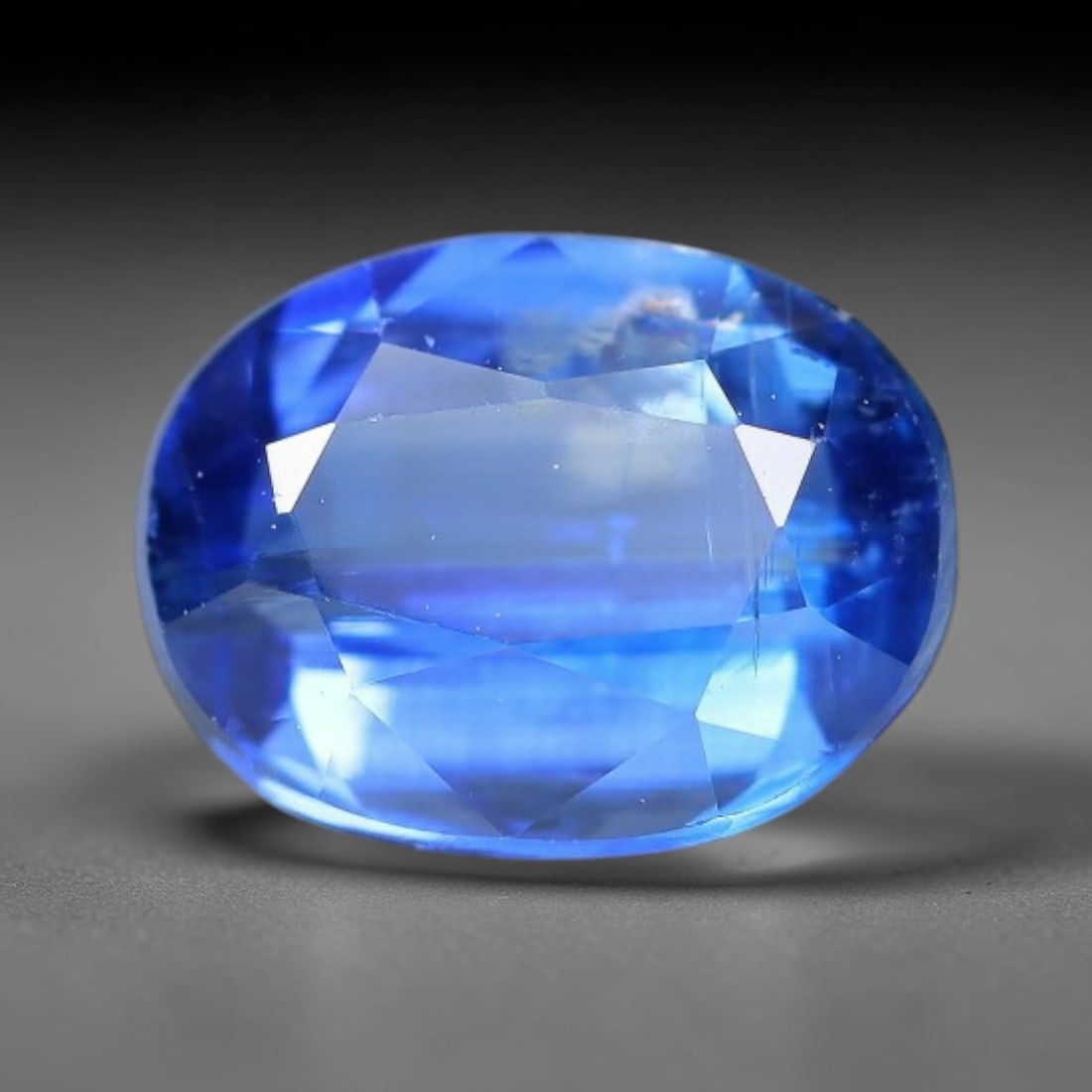 1.93 Carats Natural Brazilian Kyanite Oval Faceted Loose Gemstone, 56XY (1 of 1)