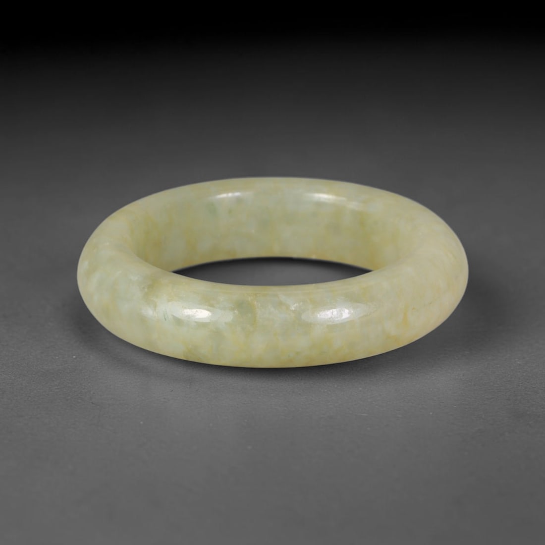 Natural Burmese Type A Jadeite Jade Band Ring Size US 11.5, 49TB (1 of 2)