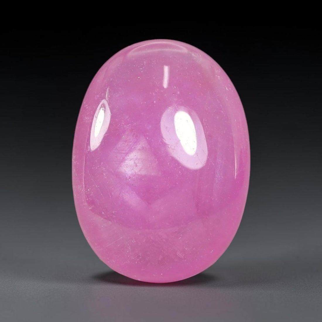 13.15 Carats Natural Mozambique Ruby Cabochon Loose Gemstone, 57TM: This ruby originates from Mozambique natural mineral deposits and receives professional cabochon grinding and polishing treatment to form a smooth glossy exterior surface. Tiny mineral particles and n