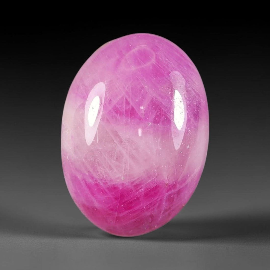 7.46 Carats Natural Mozambique Ruby Cabochon Loose Gemstone, 80TH: This ruby originates from Mozambique natural mineral deposits and receives professional cabochon grinding and polishing treatment to form a smooth glossy exterior surface. Tiny mineral particles and n