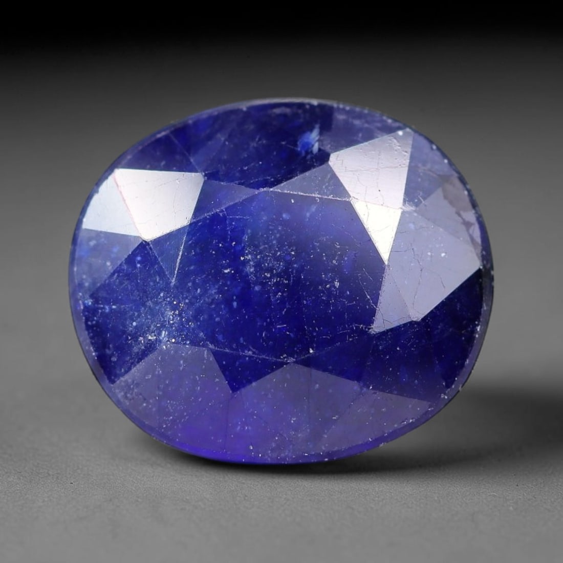 7.59 Carats Royal Blue Sapphire Oval Faceted Loose Gemstone, 91TM (1 of 1)