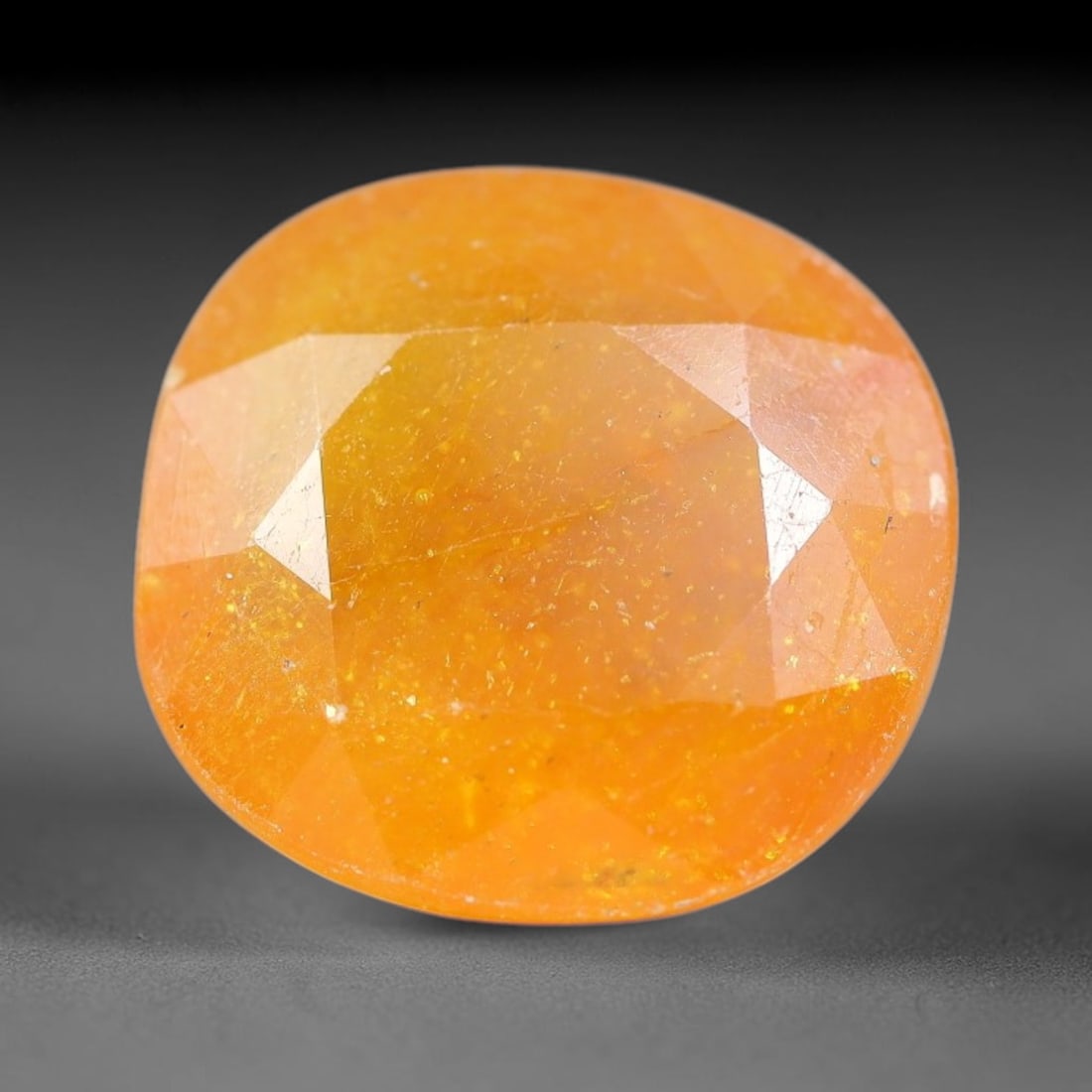 10.34 Carats Yellow Sapphire Oval Faceted Loose Gemstone, 86TM: This classic oval faceted sapphire displays rich saturated yelow color glowing through crisp polished multi-facet cuts, featuring natural fine internal fissures and tiny scattered mineral micro specks