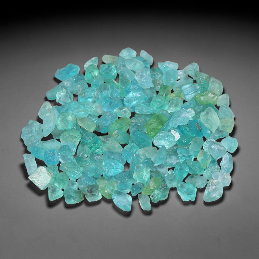 126.30ct Natural Blue Apatite Rough Parcel Loose Gemstone, 50YS (1 of 1)