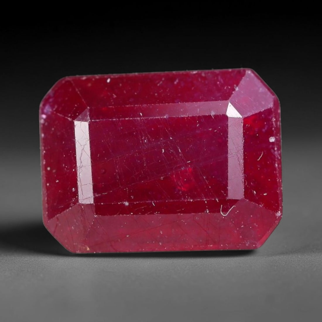 5.91 Carats Natural Madagascar Ruby Octagon Cut Loose Gemstone, 16YW (1 of 1)