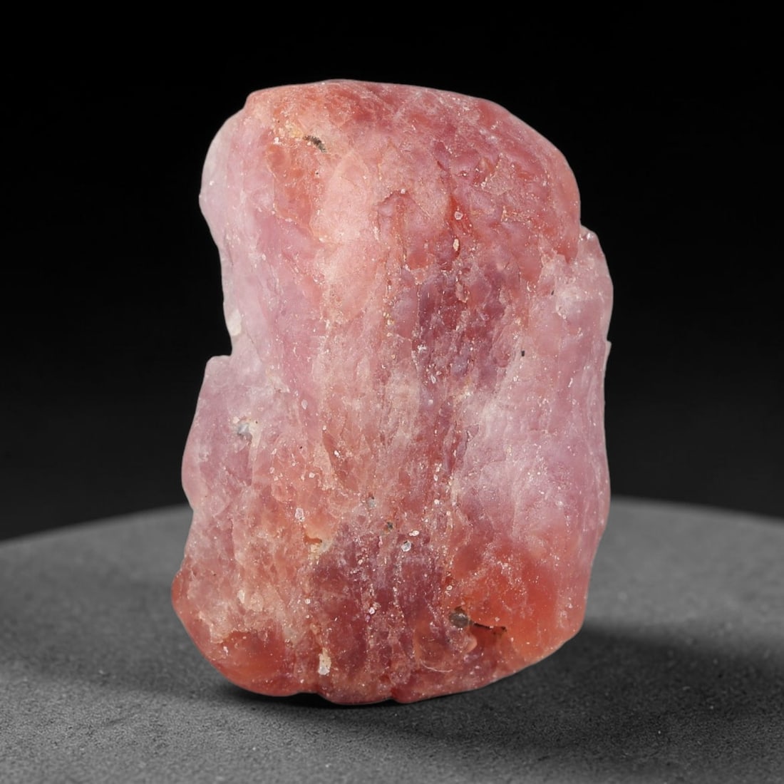 69.25ct Natural Pink Red Spinel Rough Gemstone, Raw Spinel Crystal, 32TV: Natural pink red spinel rough crystal weighing 69.25 carats, measuring 28.5x19.8x14.0mm. Unpolished raw specimen with soft translucent pink-red hues, natural crystalline texture, fine mineral specks a