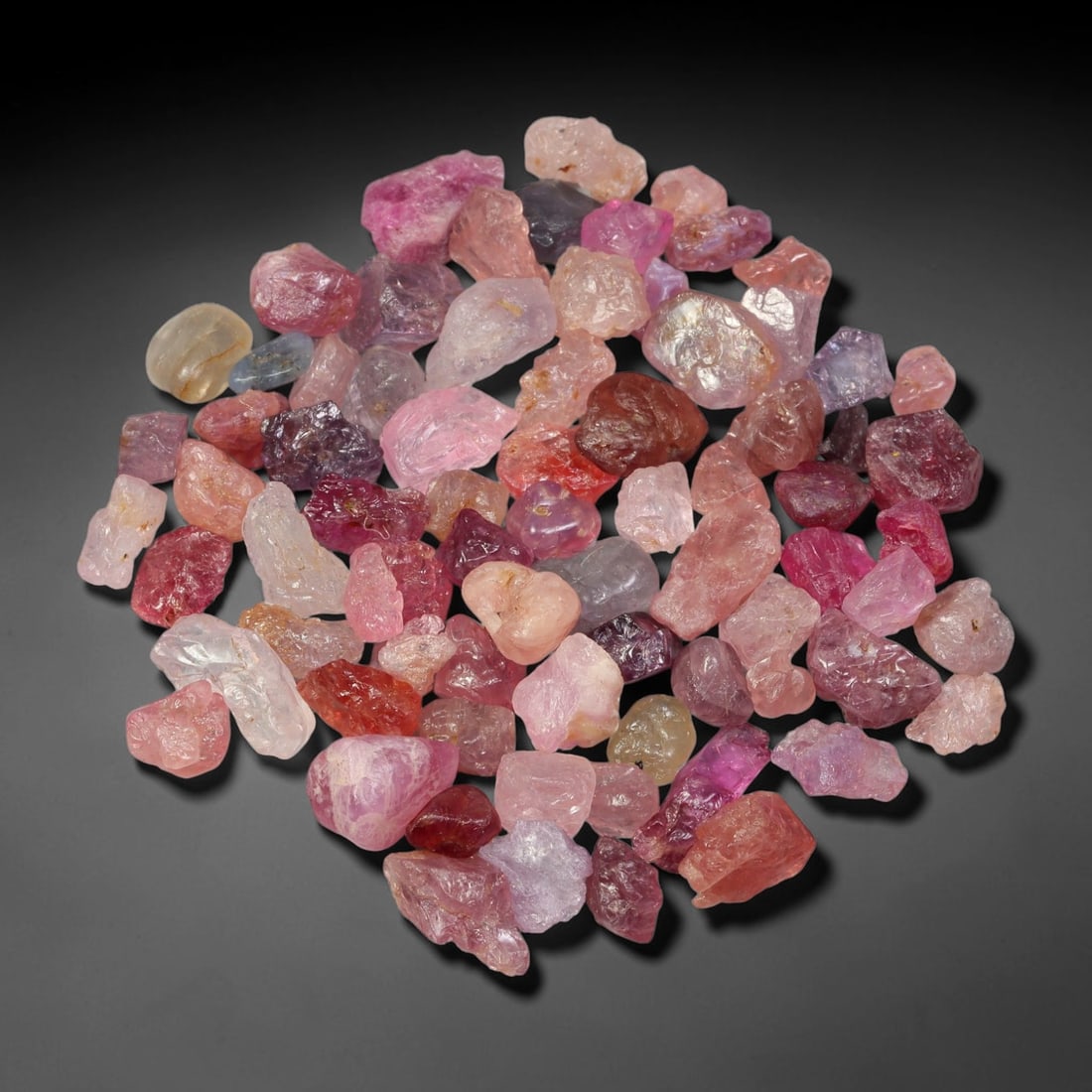 121.63ct Natural Multi-Colour Spinel Rough Parcel Loose Gemstone, 79TV (1 of 1)
