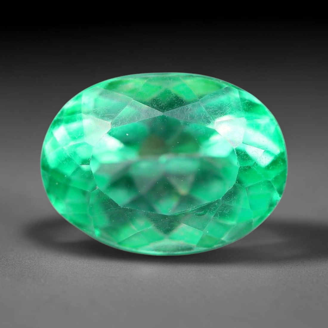 5.82 Carats Natural Brazilian Green Topaz Faceted Loose Gemstone, 74SA: This natural topaz originates from Brazilian mineral formations and undergoes professional faceted lapidary finishing with uniform high-gloss polishing across all outer crystal facets. Natural fine in