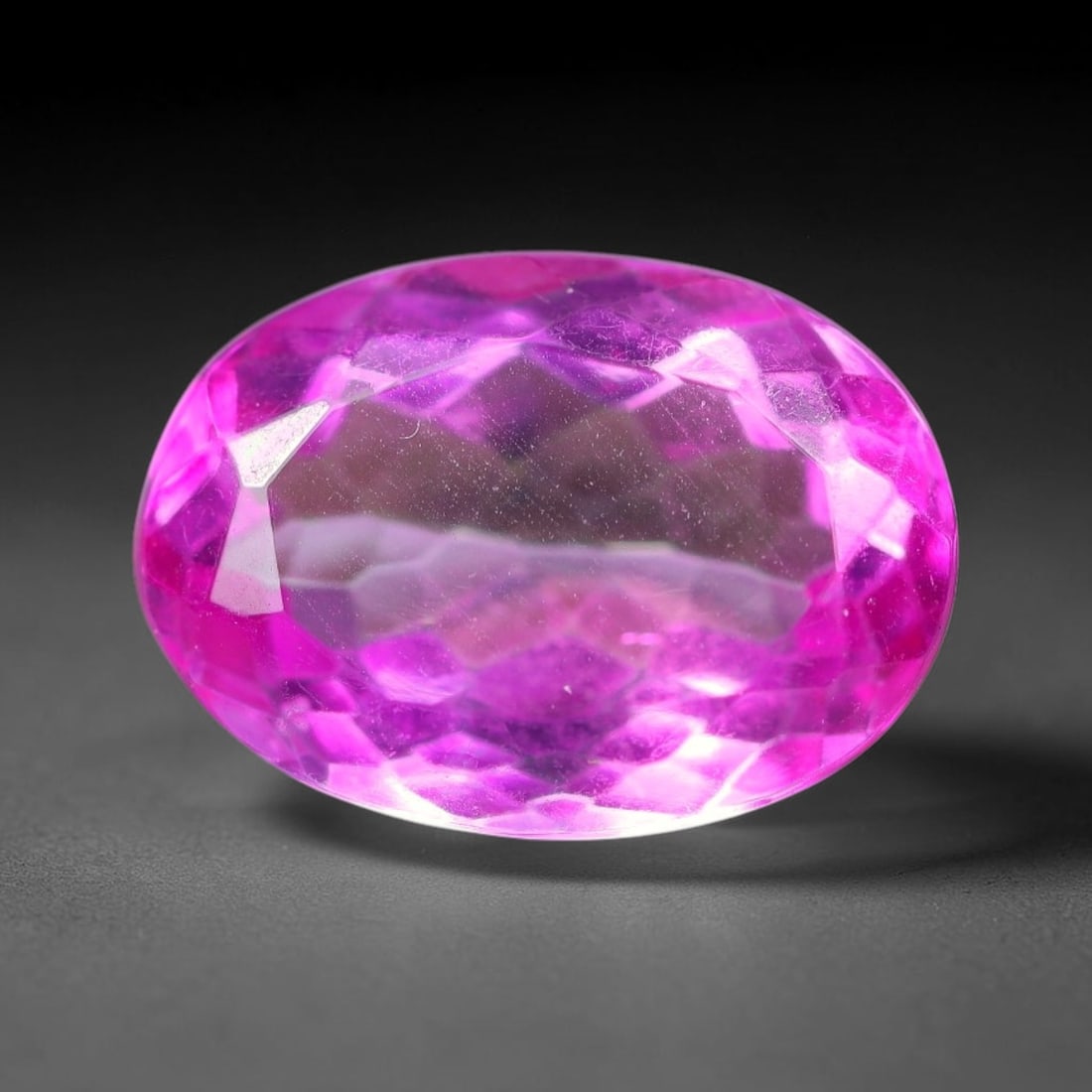 5.00 Carats Natural Brazilian Pink Topaz Oval Faceted Loose Gemstone, 93SA (1 of 1)