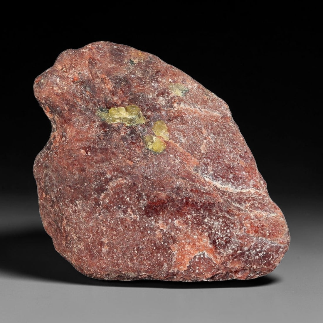 107g Natural Red Garnet Rough Gemstone, Raw Garnet Crystal, 70TV: Natural red garnet rough specimen , measuring 72.1x53.7x17.6mm. Unpolished raw matrix stone with rich reddish tones, natural surface texture, white mineral coating and small yellow crystal inclusions 