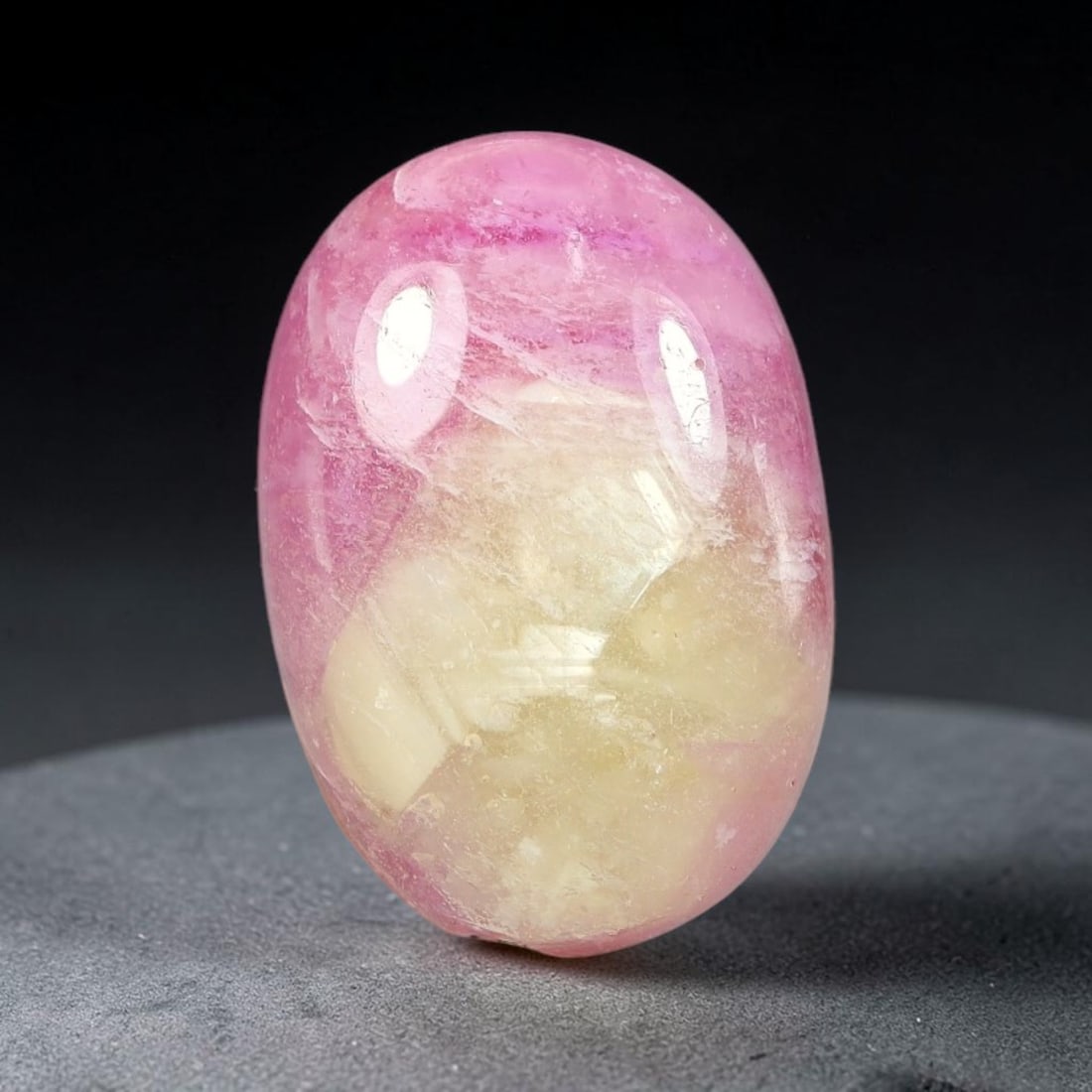 9.75Carats Natural Mozambique Ruby Cabochon Loose Gemstone, 33SA: This ruby originates from Mozambique natural mineral deposits and receives professional cabochon grinding and polishing treatment to form a smooth glossy exterior surface. Tiny mineral particles and n