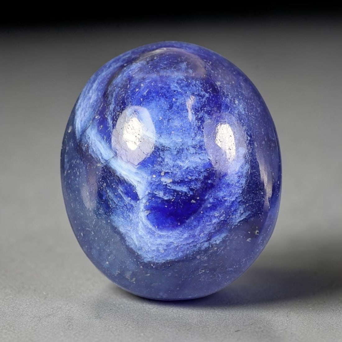 11.99 Carats Natural Madagascar Blue Sapphire Loose Gemstone, 59SA: This natural Madagascar blue sapphire has dimension measurements of 15.9x13.4x5.3mm, sourced from Madagascar's extensive corundum mineral deposits that consistently yield sought-after corundum specime