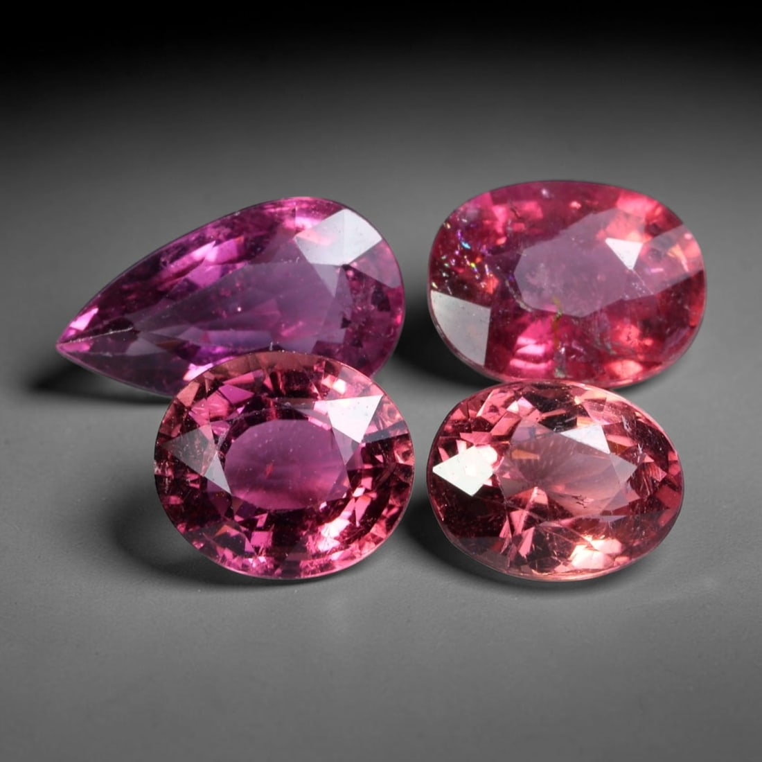 5.00ct Natural Pink Tourmaline Mixed Cut Parcel Loose Gemstone, 35TY: Natural pink tourmaline mixed faceted loose gemstone parcel, measuring 9.7x5.7x4.0mm. Rich pink magenta colour with sharp faceting for brilliant sparkle. Perfect for custom jewelry designs, great for 