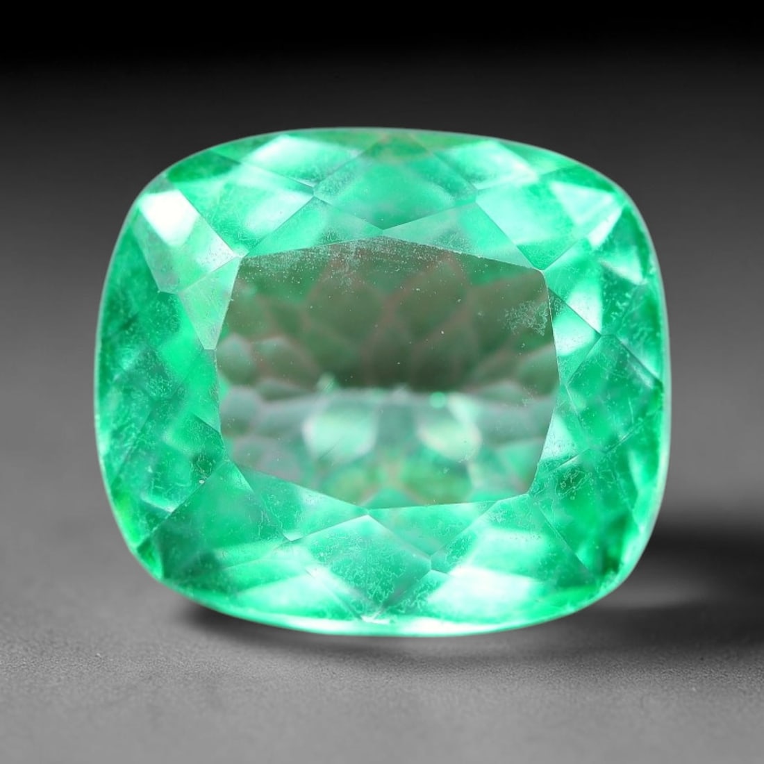 5.72 Carats Natural Brazilian Green Topaz Faceted Loose Gemstone, 71SA: This natural topaz originates from Brazilian mineral formations and undergoes professional faceted lapidary finishing with uniform high-gloss polishing across all outer crystal facets. Natural fine in