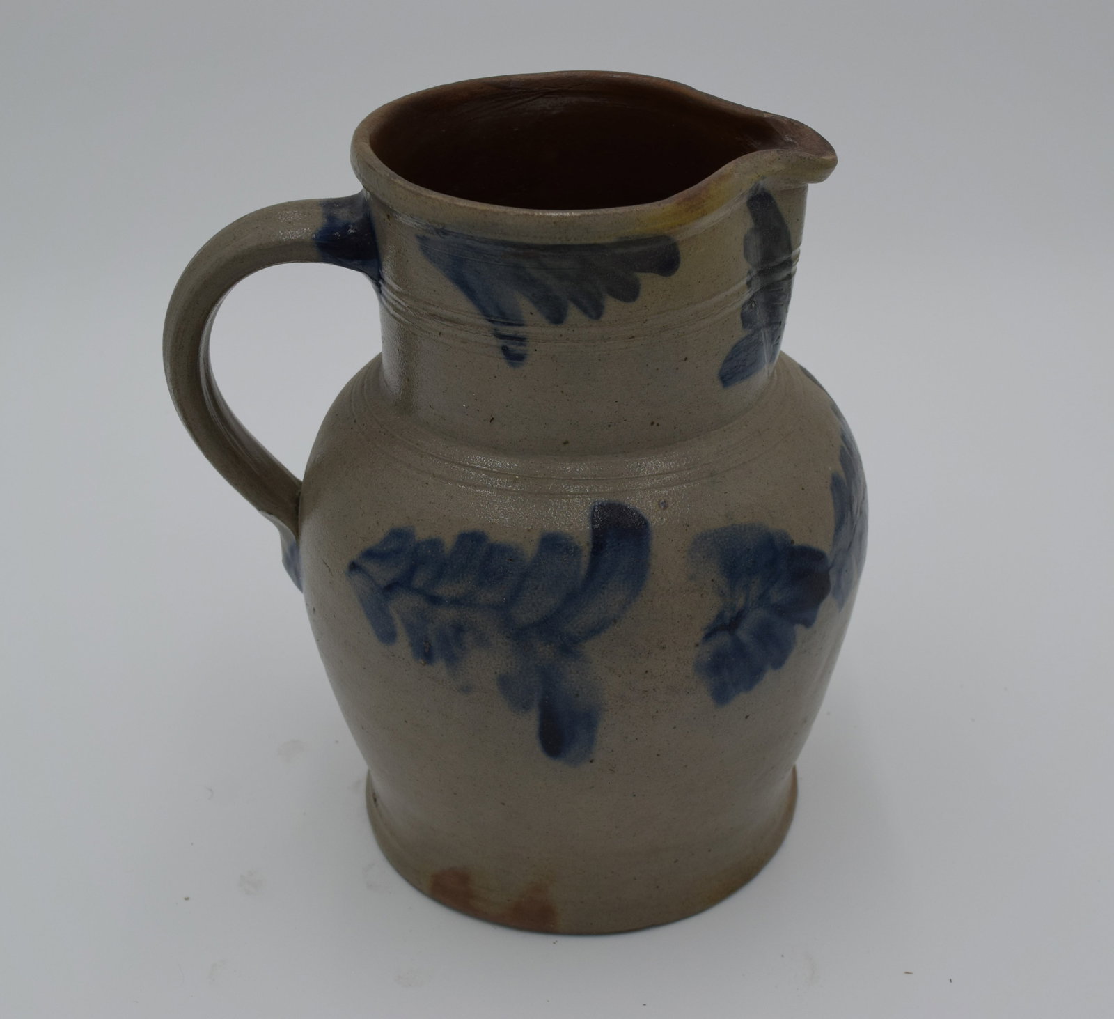 Blue Stoneware Pitcher (1 of 4)