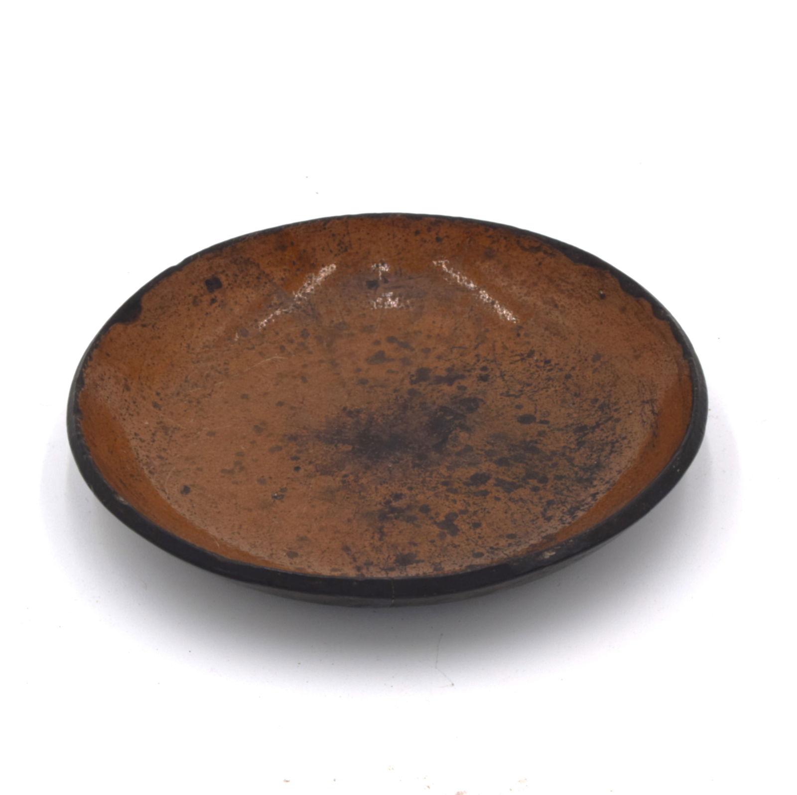 Early American 18th or 19th Century Stoneware Plate (1 of 4)