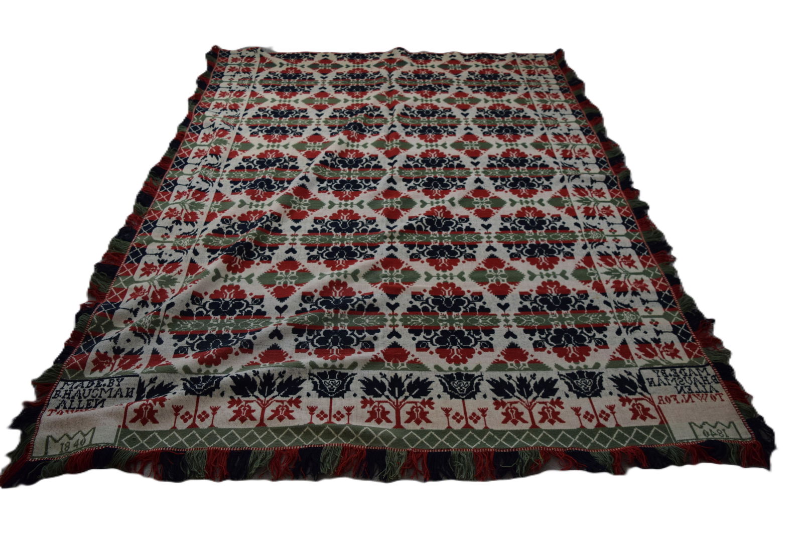 19th Century Handmade Folk Art Quilt c1840 (1 of 7)