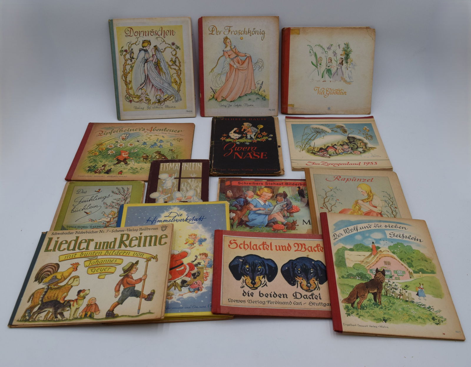 Vintage German Children's Illustrated Reading Books (15 pc) (1 of 12)