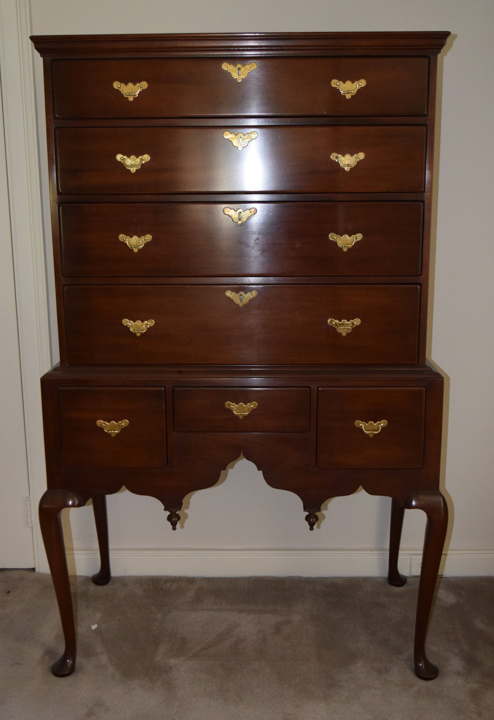 Kittinger Colonial Williamsburg Highboy WA-1063 (1 of 11)