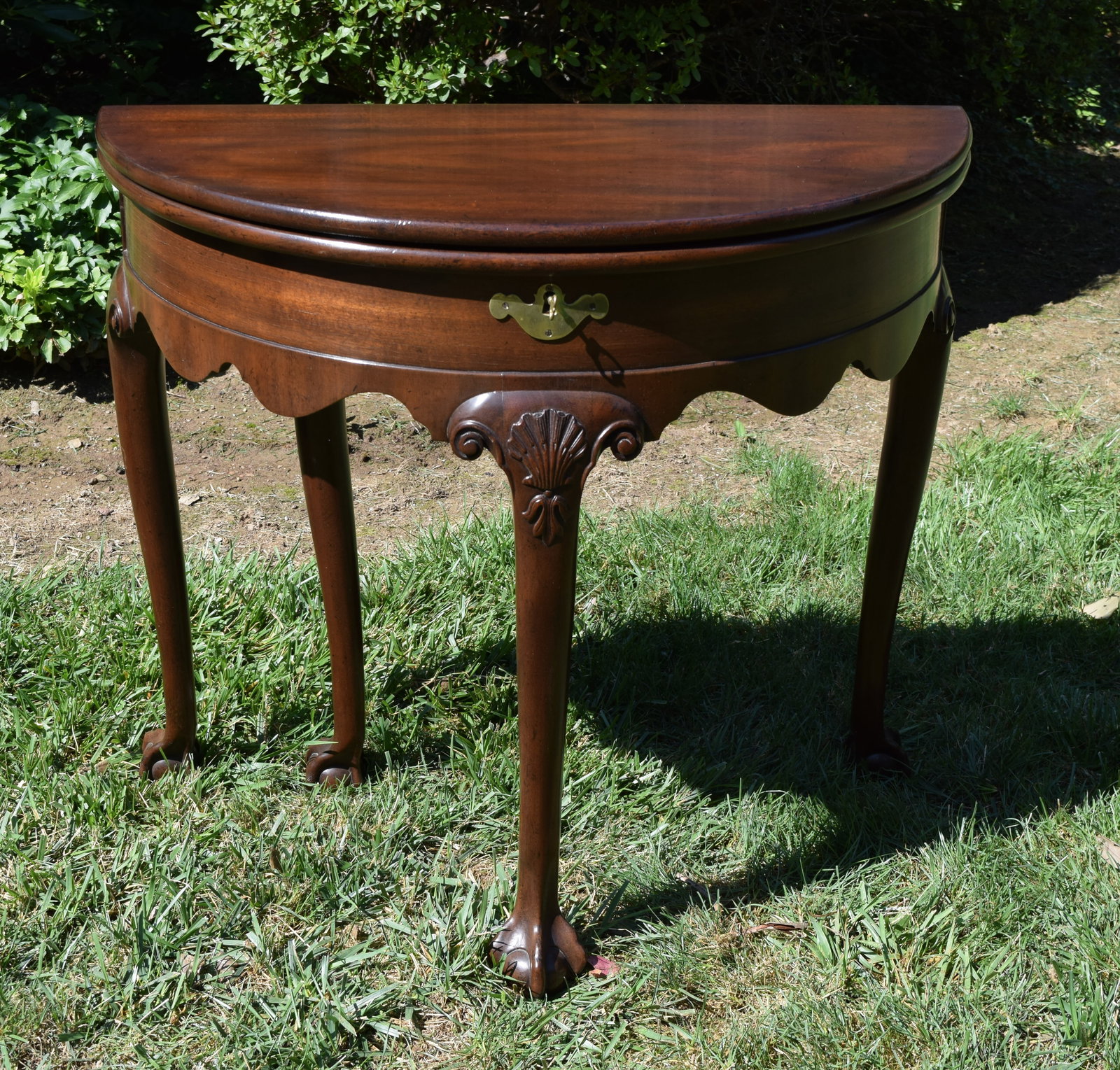 Kittinger CW-156 Claw Foot Mahogany Games Table (1 of 9)