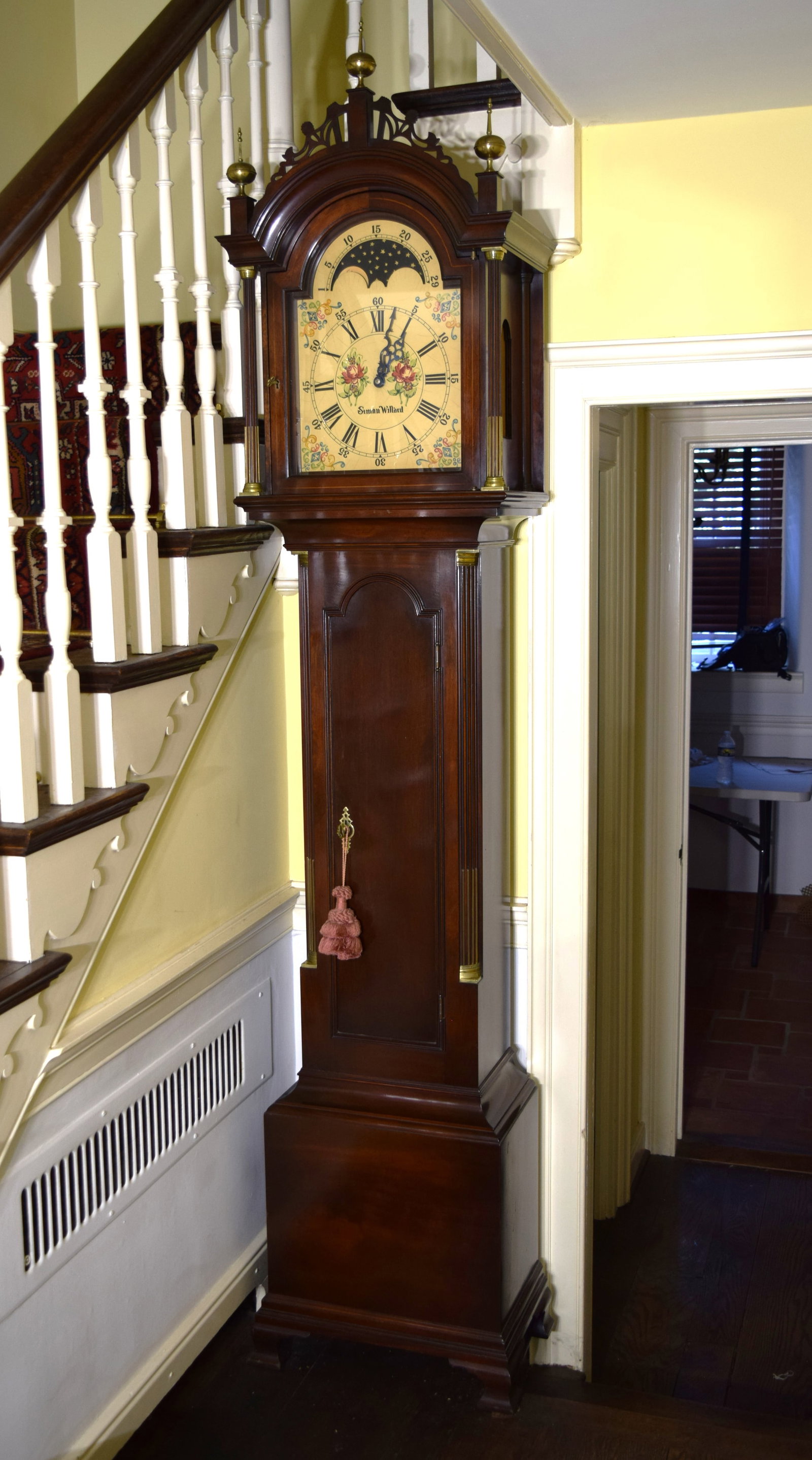 Simon Willard by Sligh Mahogany Roxbury Grandfather Clock (1 of 10)