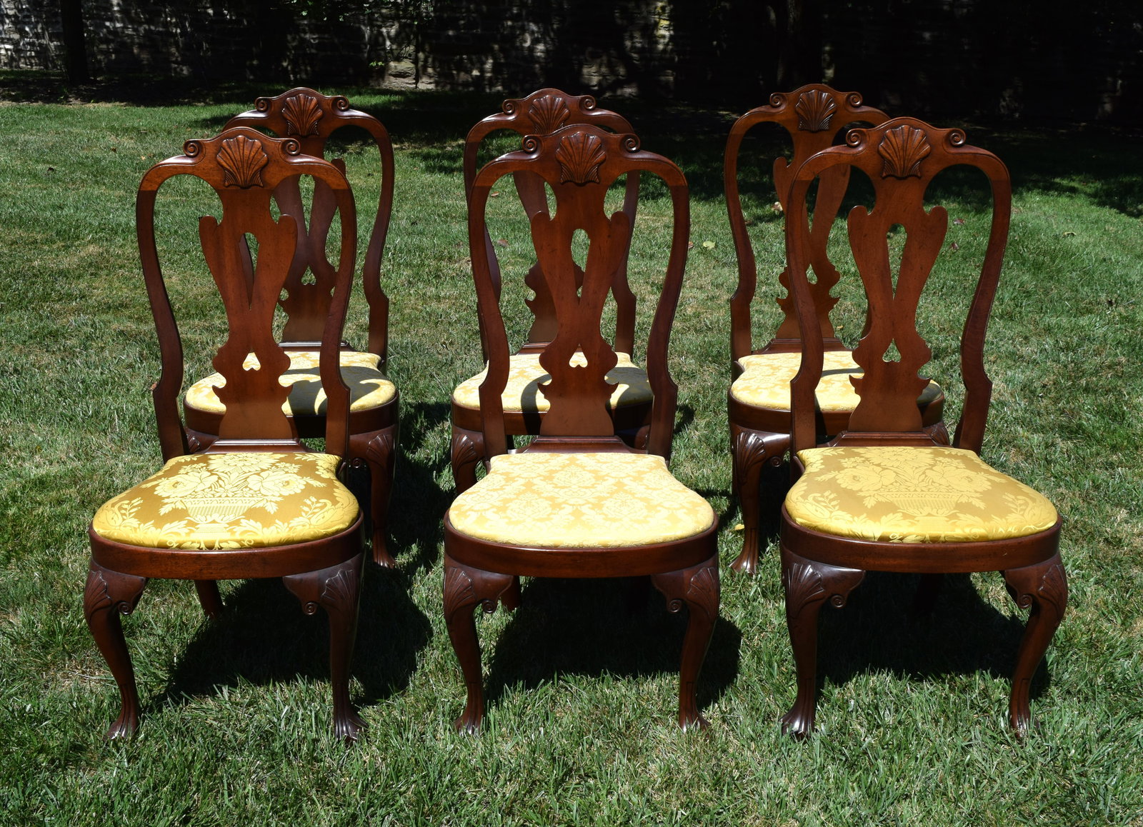 Set of 6 Kittinger CW-146 Colonial Williamsburg Side Dining Chairs (1 of 10)