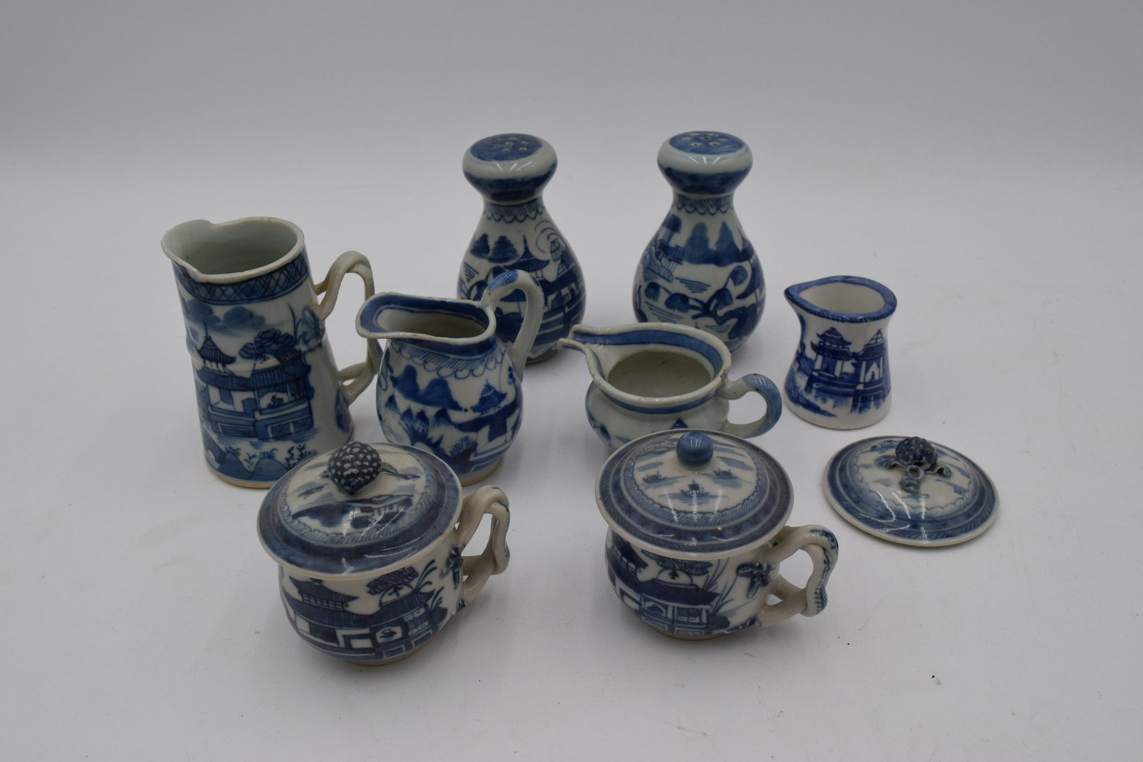 Early Canton Chinese Export Kitchen Items (11 pc) (1 of 7)