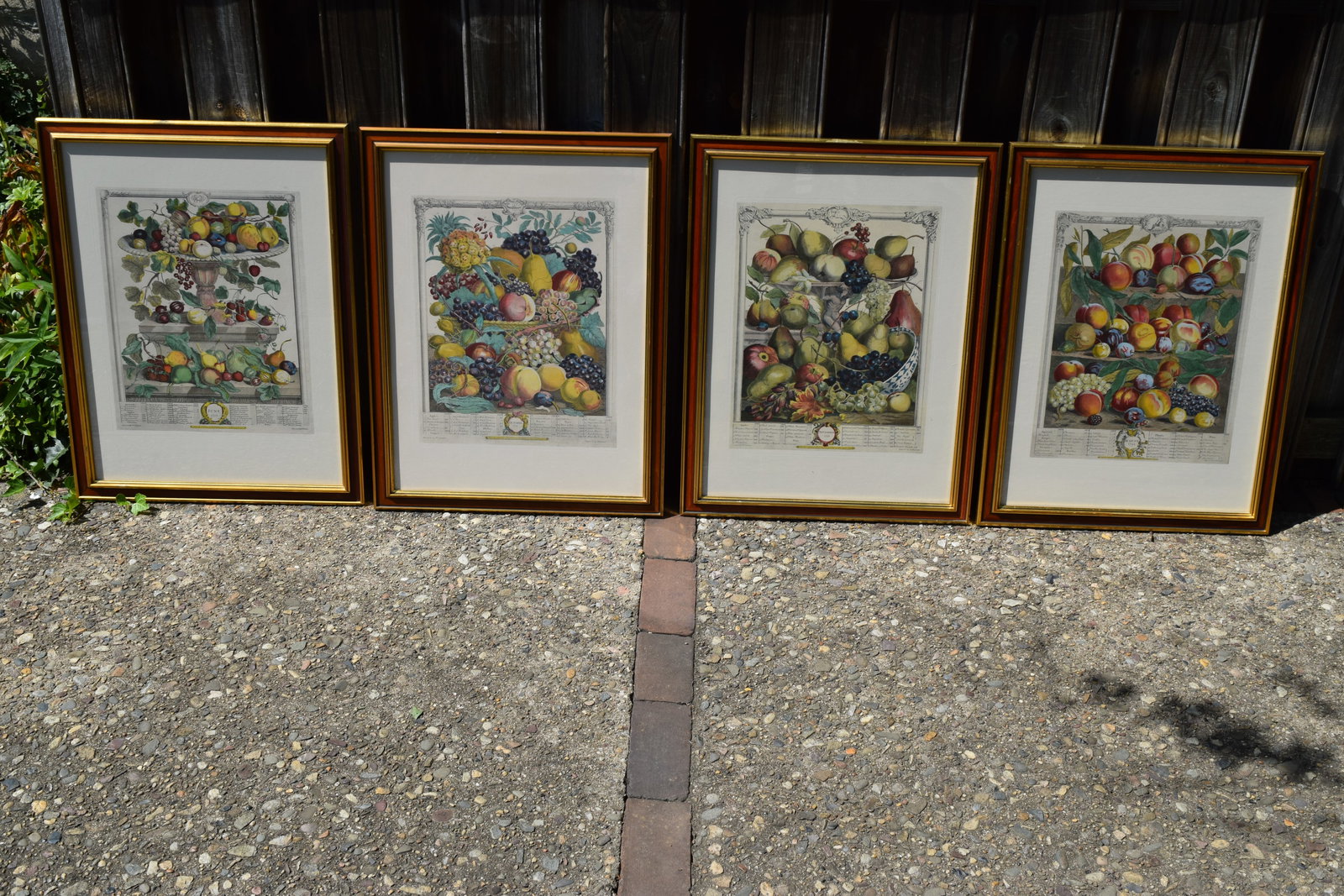 Set of 4 Robert Furber Monthly Fruit Lithograph Prints (1 of 10)