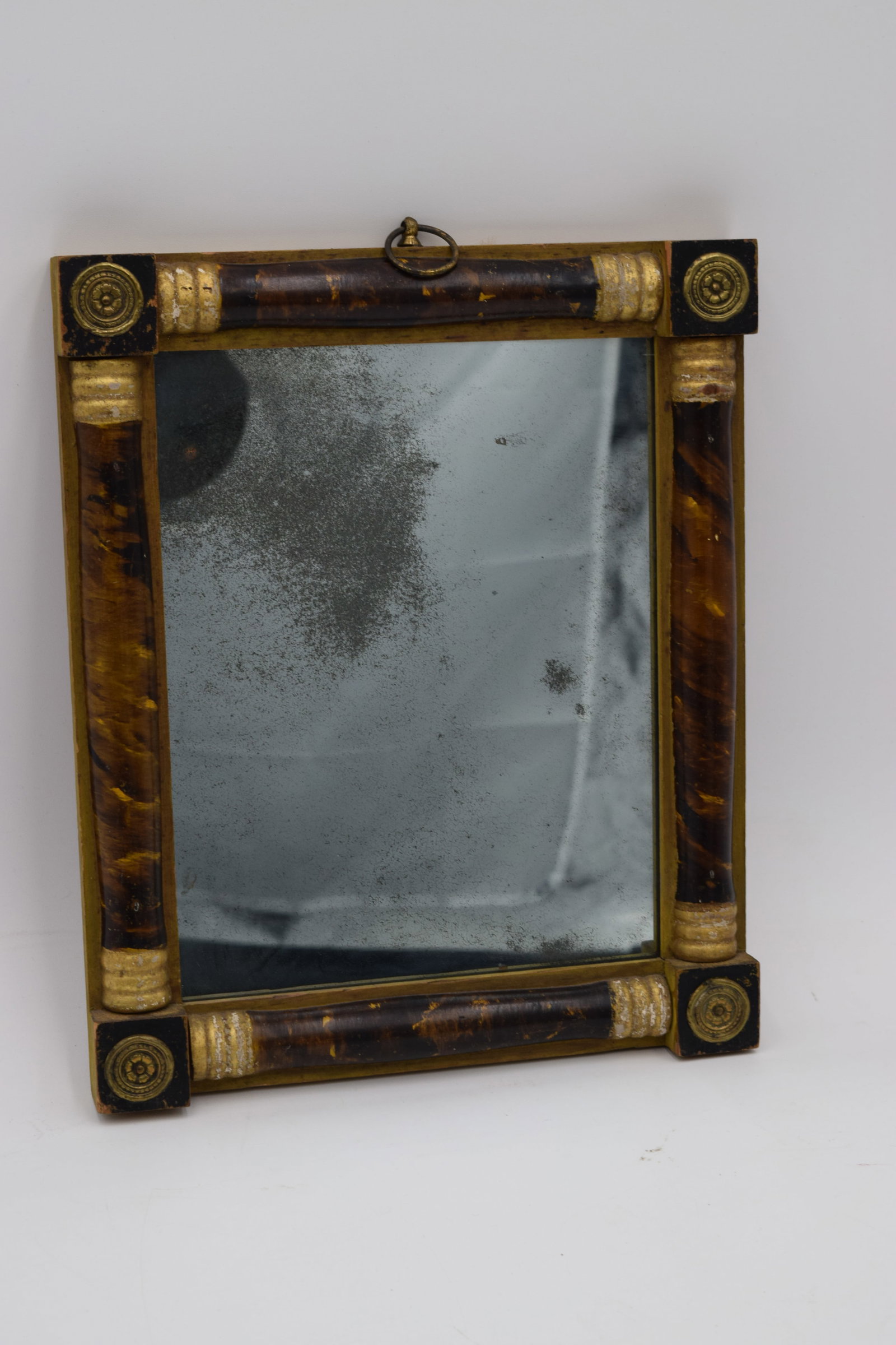 Antique Early American Hitchcock Eglomise Mirror (1 of 8)