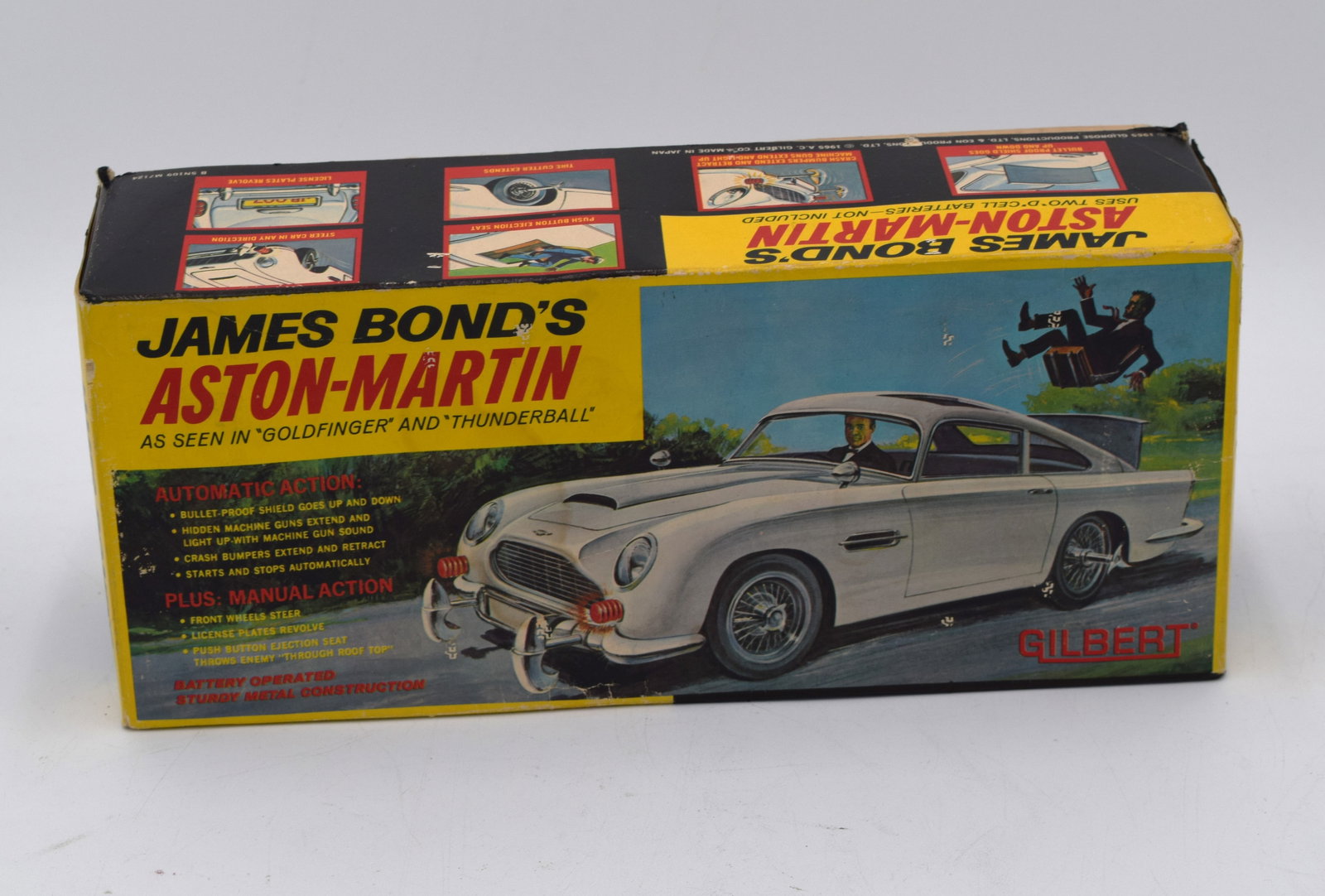 Gilbert Toys James Bond Aston Martin 1964 with Original Box (1 of 9)