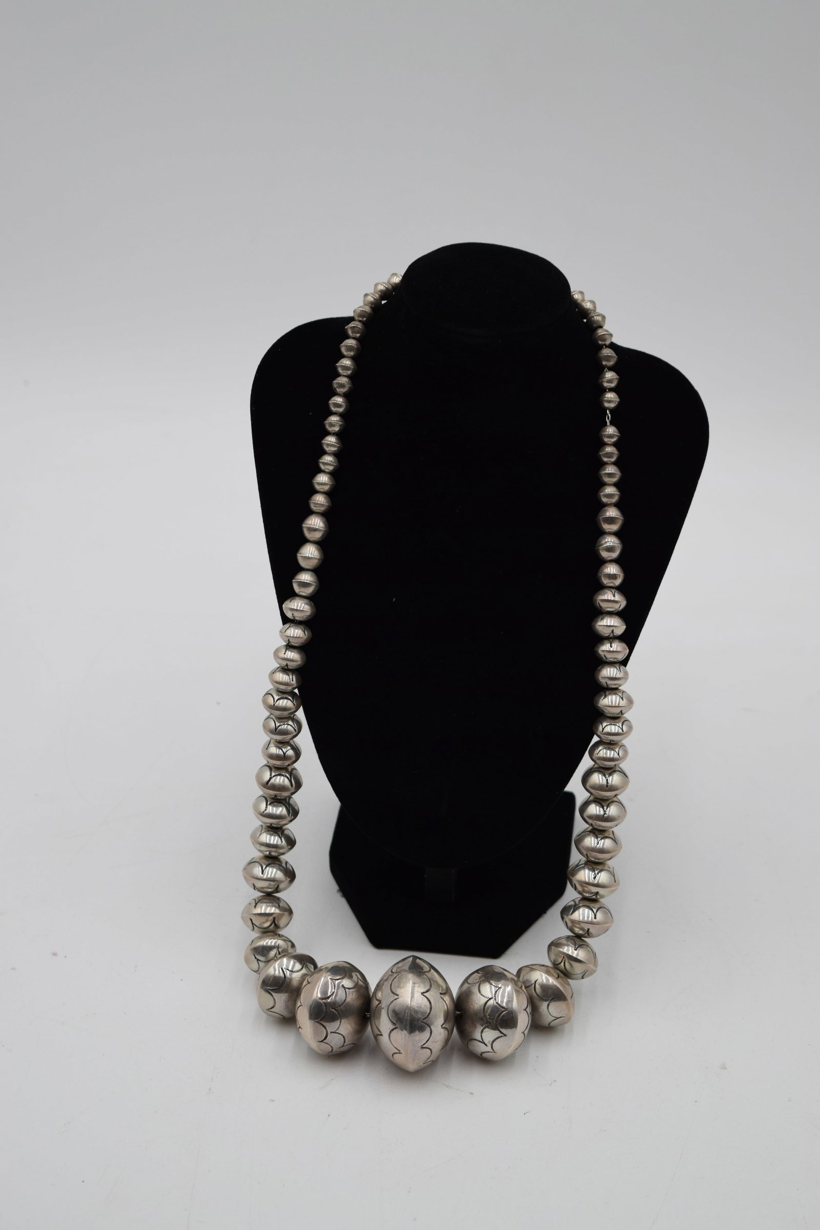 Vintage Navajo Native American Sterling Necklace (1 of 8)