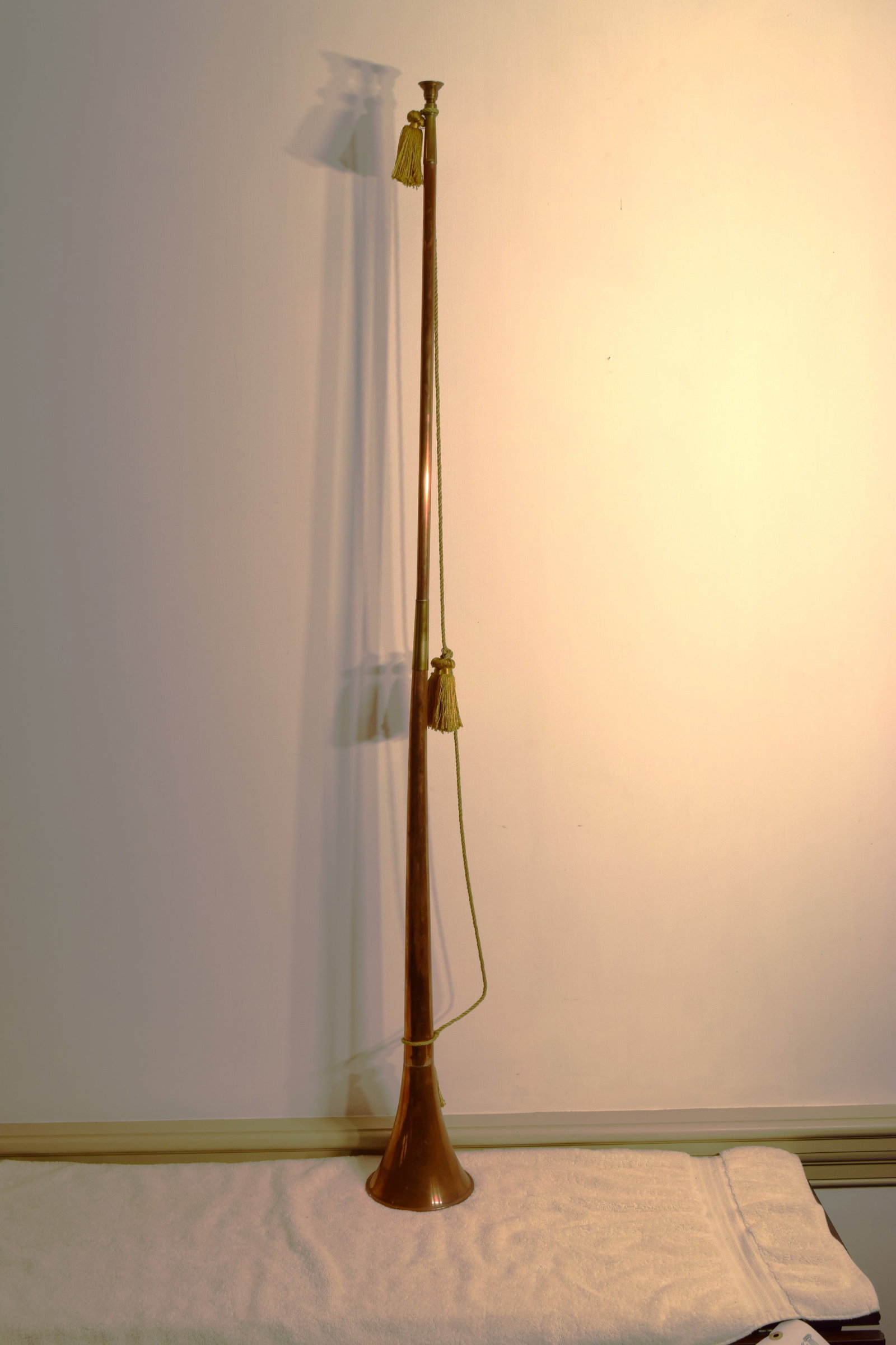 Vintage Copper & Brass Carriage Herald Horn (1 of 8)