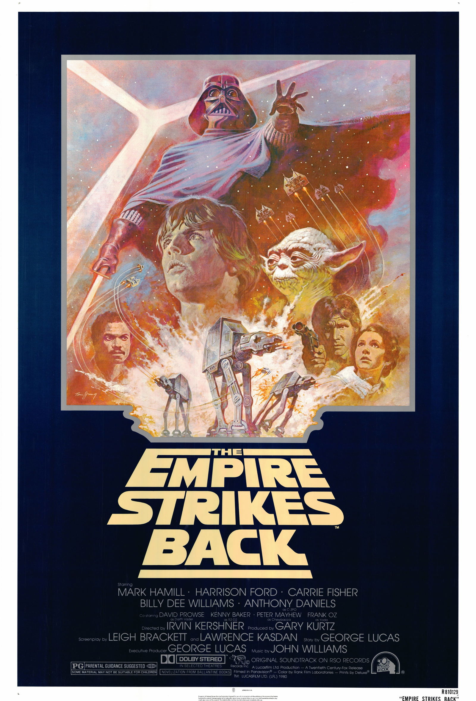 The Empire Strikes Back 1981 original one sheet poster: The Empire Strikes Back 1981 original one sheet poster. 27x41 inches