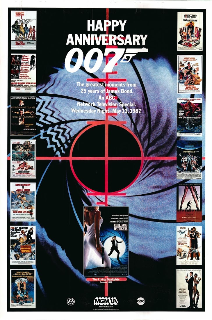 James Bond 007 1995 original movie poster: James Bond 007 1995 original movie poster. 27X40 Inches