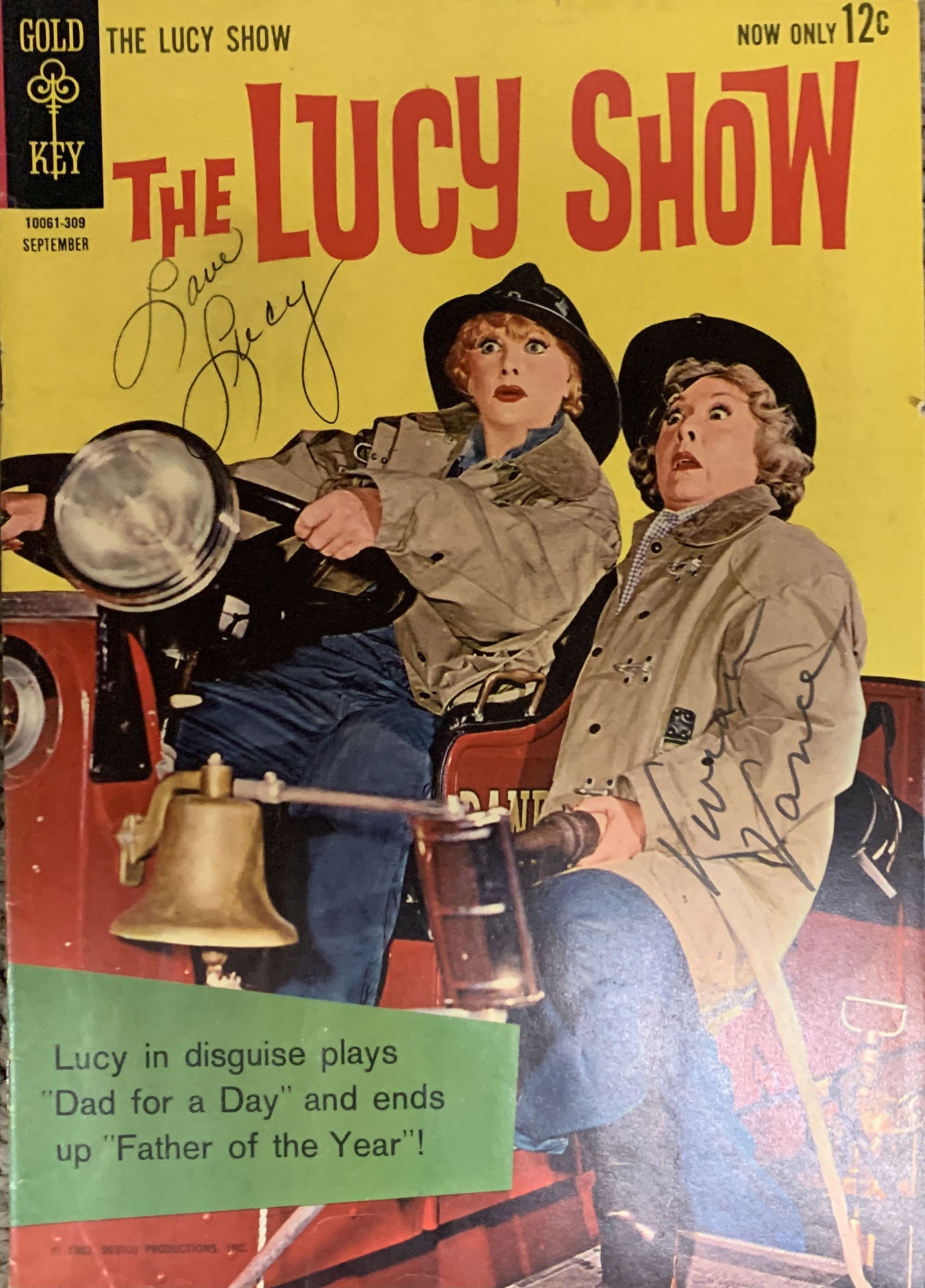 The Lucy Show signed 1963 comic book. GFA Authenticated (1 of 1)