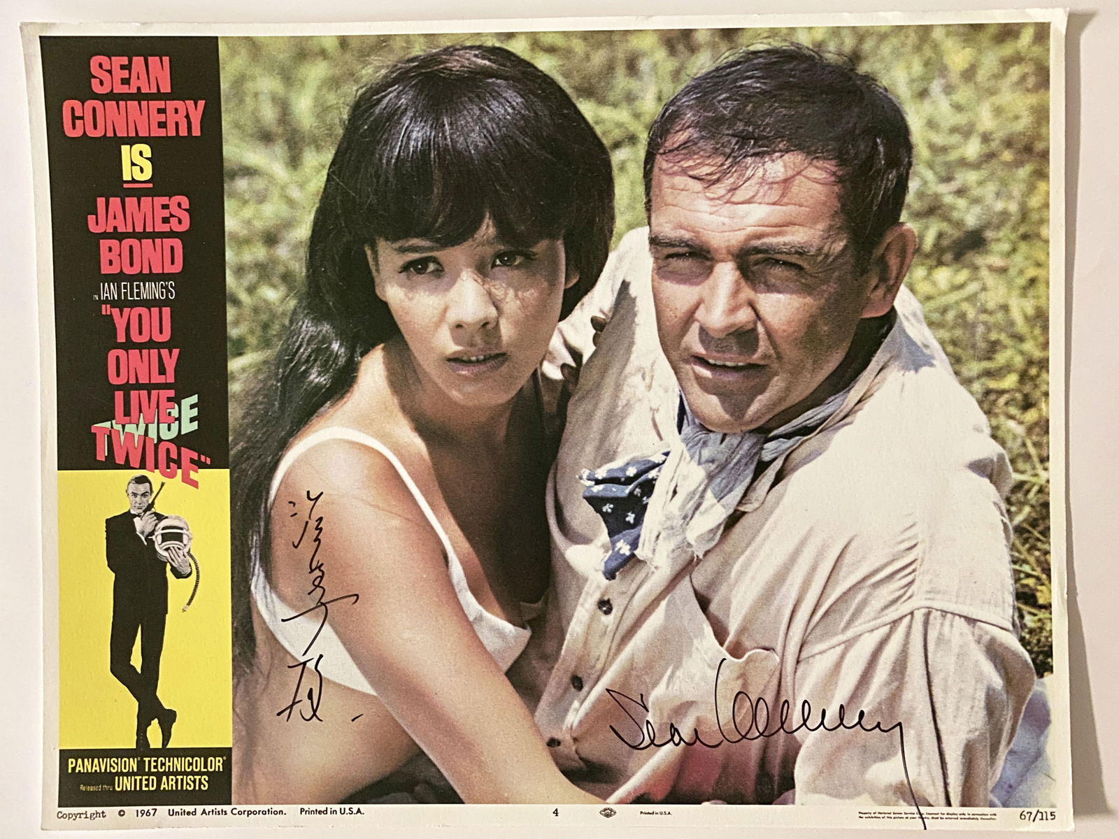 James Bond You Only Live Twice signed lobby card (1 of 1)