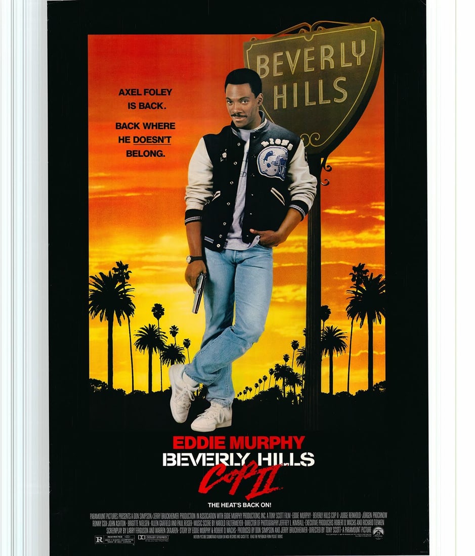 Beverly Hills Cop II 1987 original vintage one sheet movie poster (1 of 1)