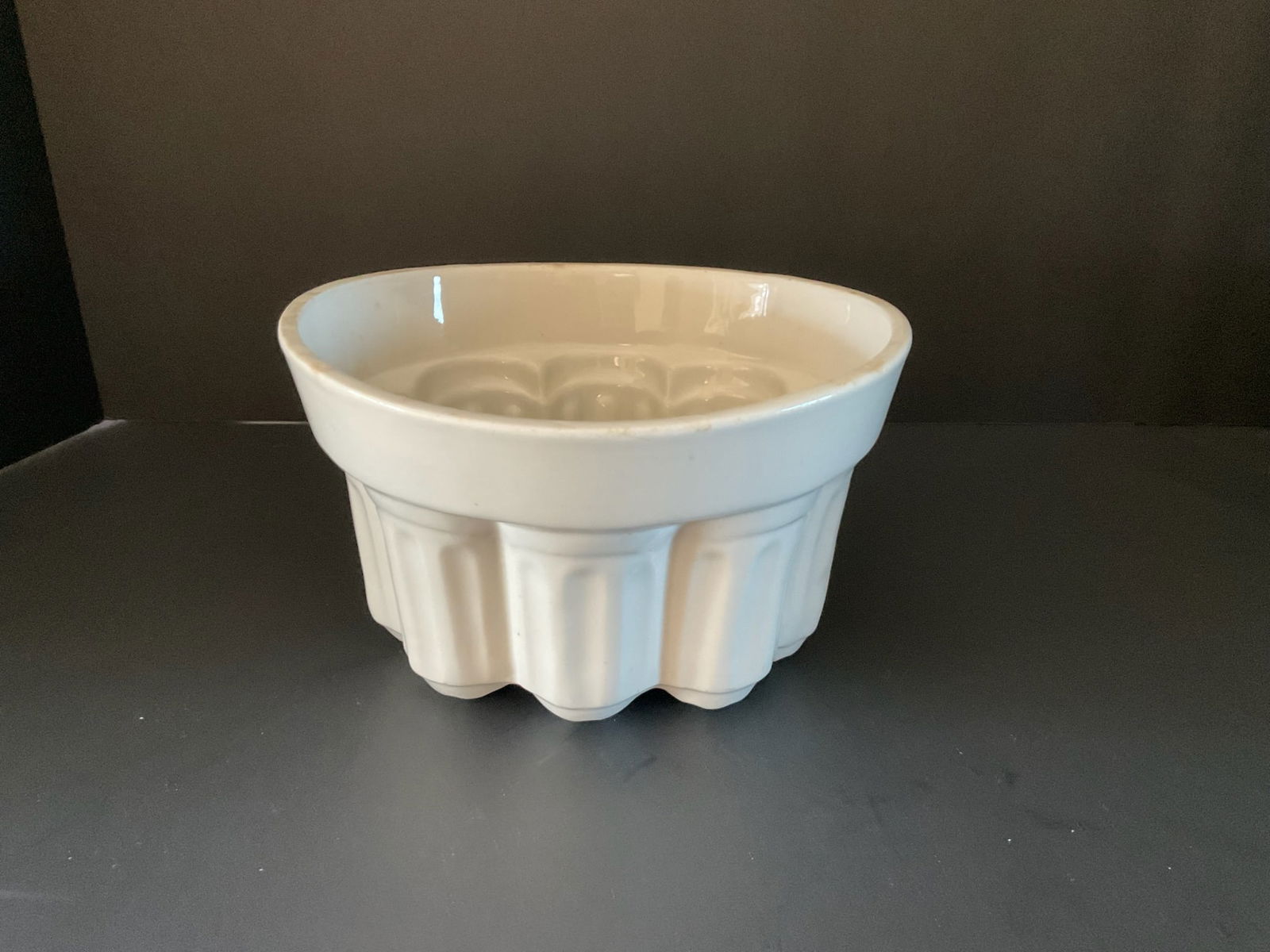 Early White Ironstone Jelly Mold (1 of 7)