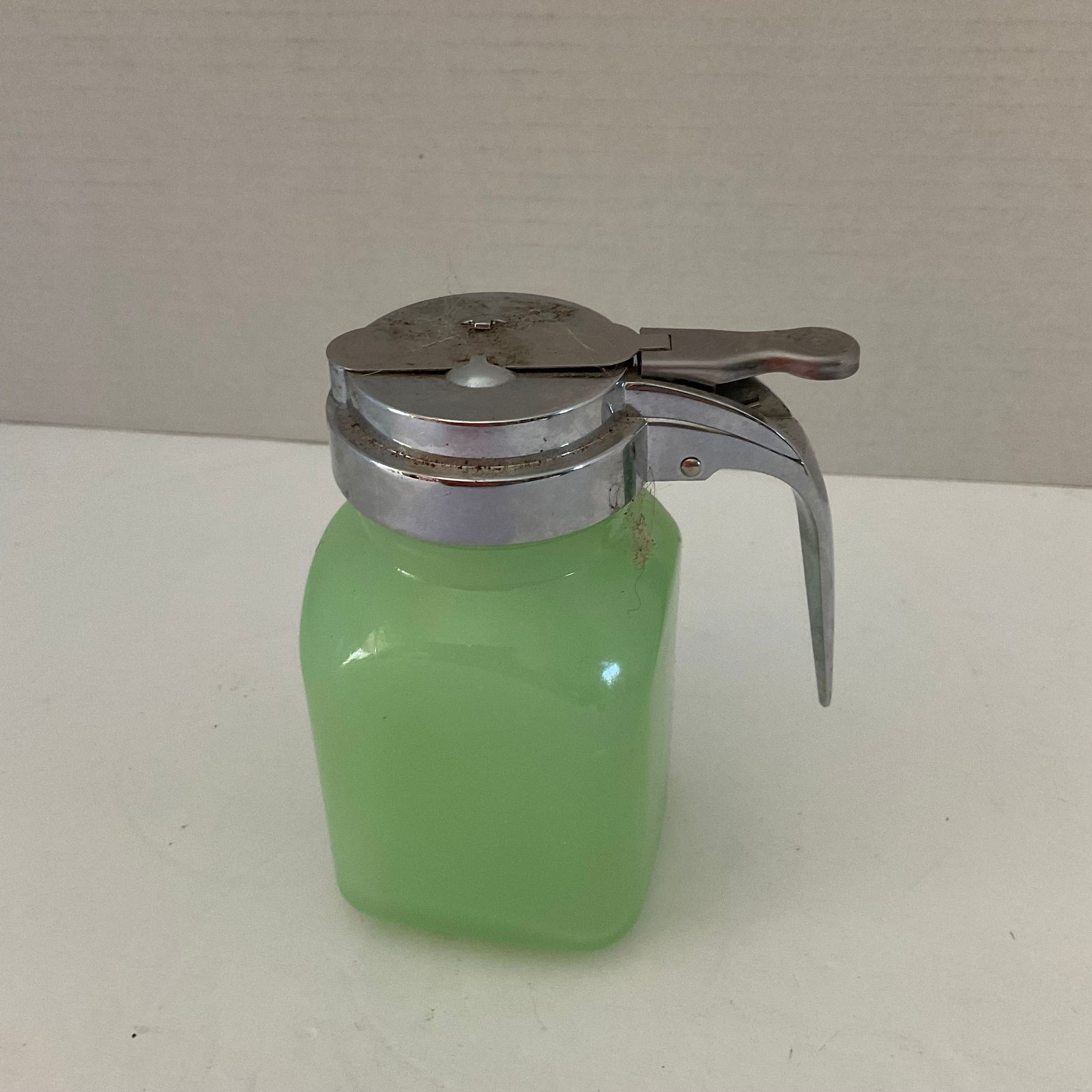 Contemporary Jadeite Syrup Pitcher by TPC (1 of 5)