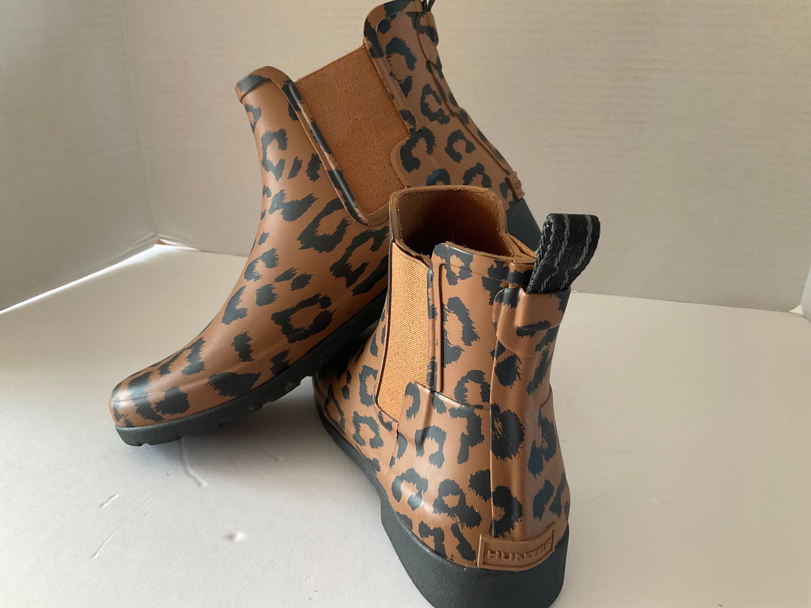 Hunter Short Leopard Print Rain Boots (1 of 6)