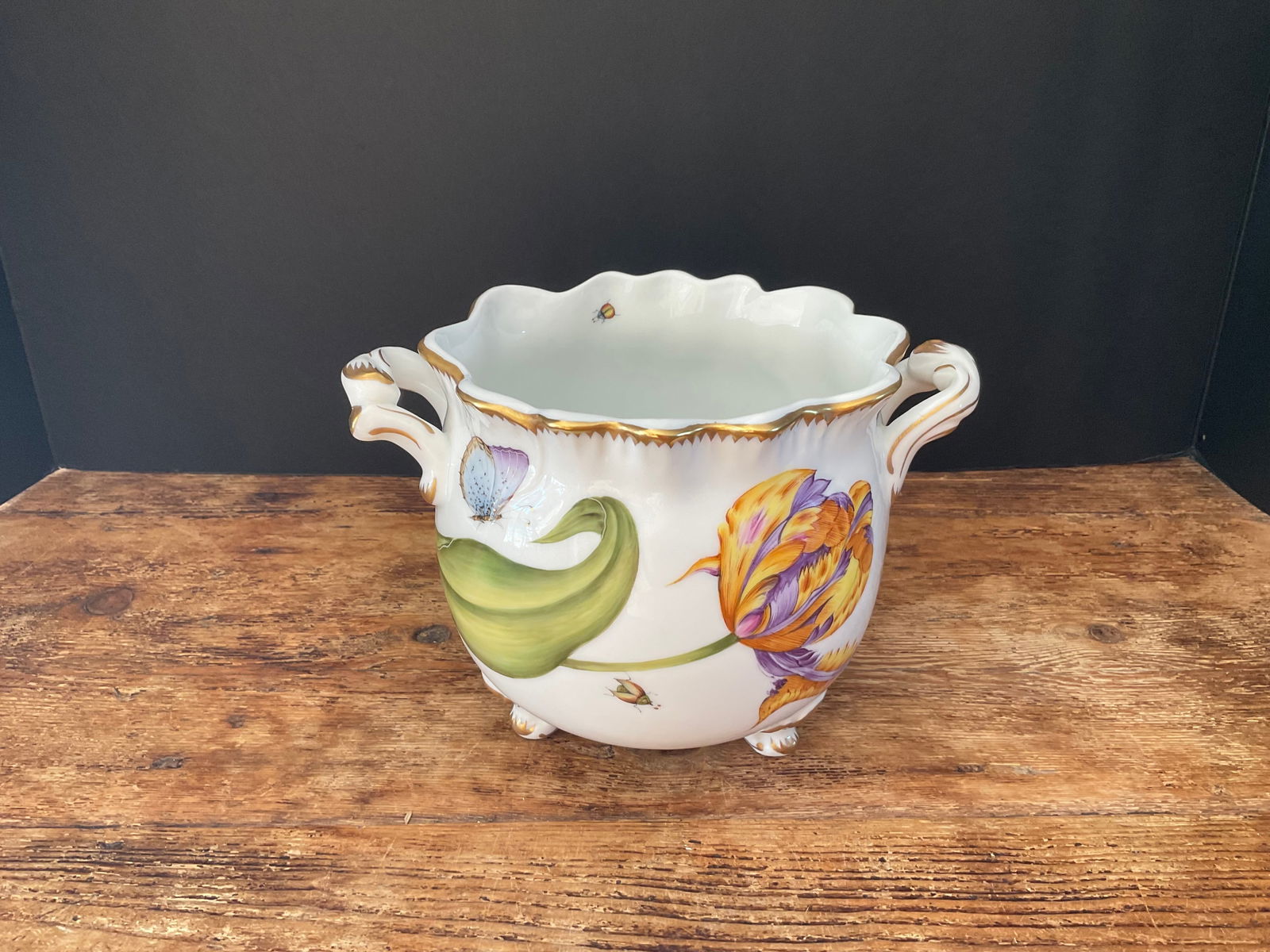 Signed Anna Weatherley Cache Pot/Planter (1 of 7)