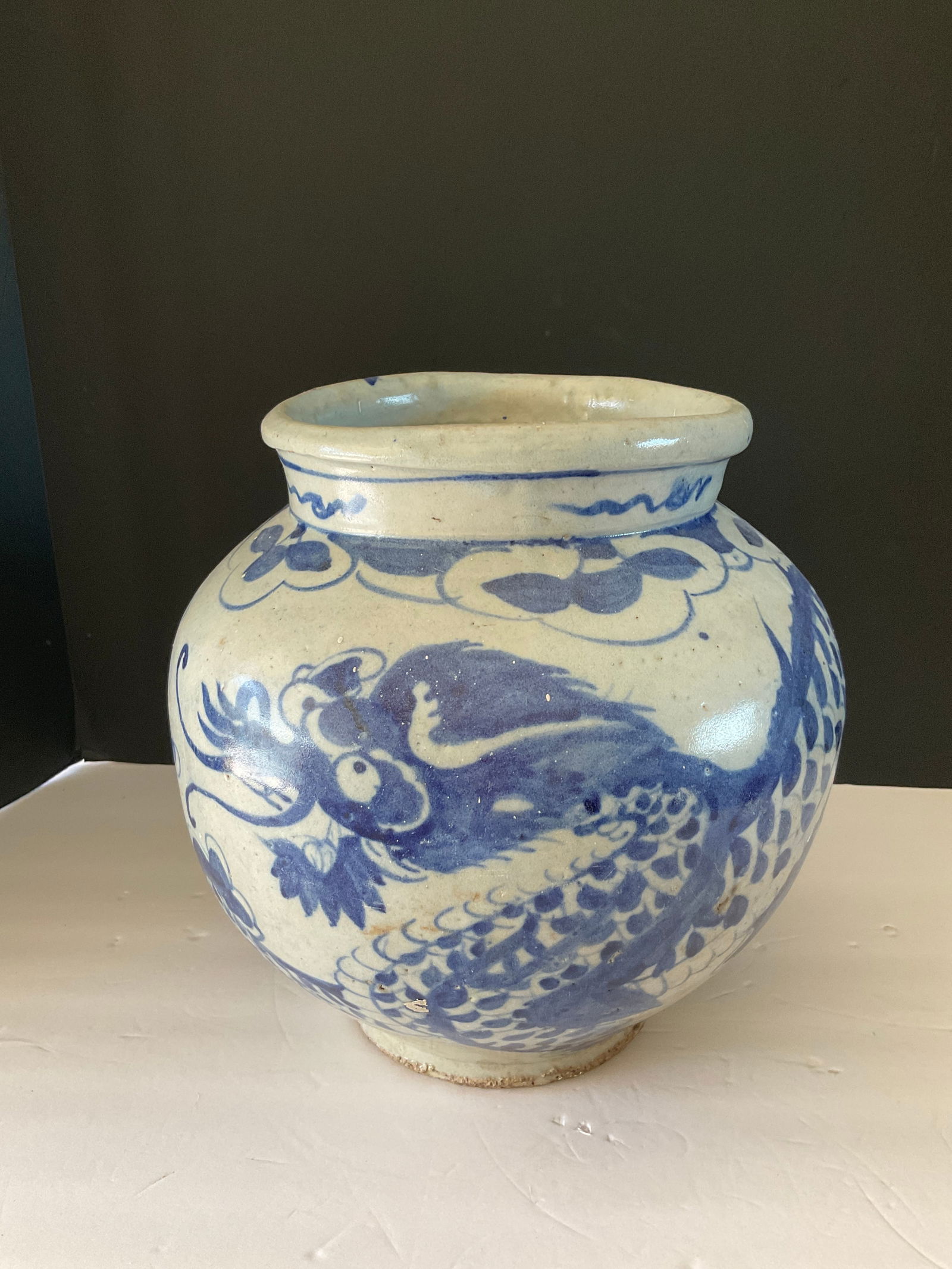 Korean Dragon Jar Late Joseon Dynasty (1 of 6)