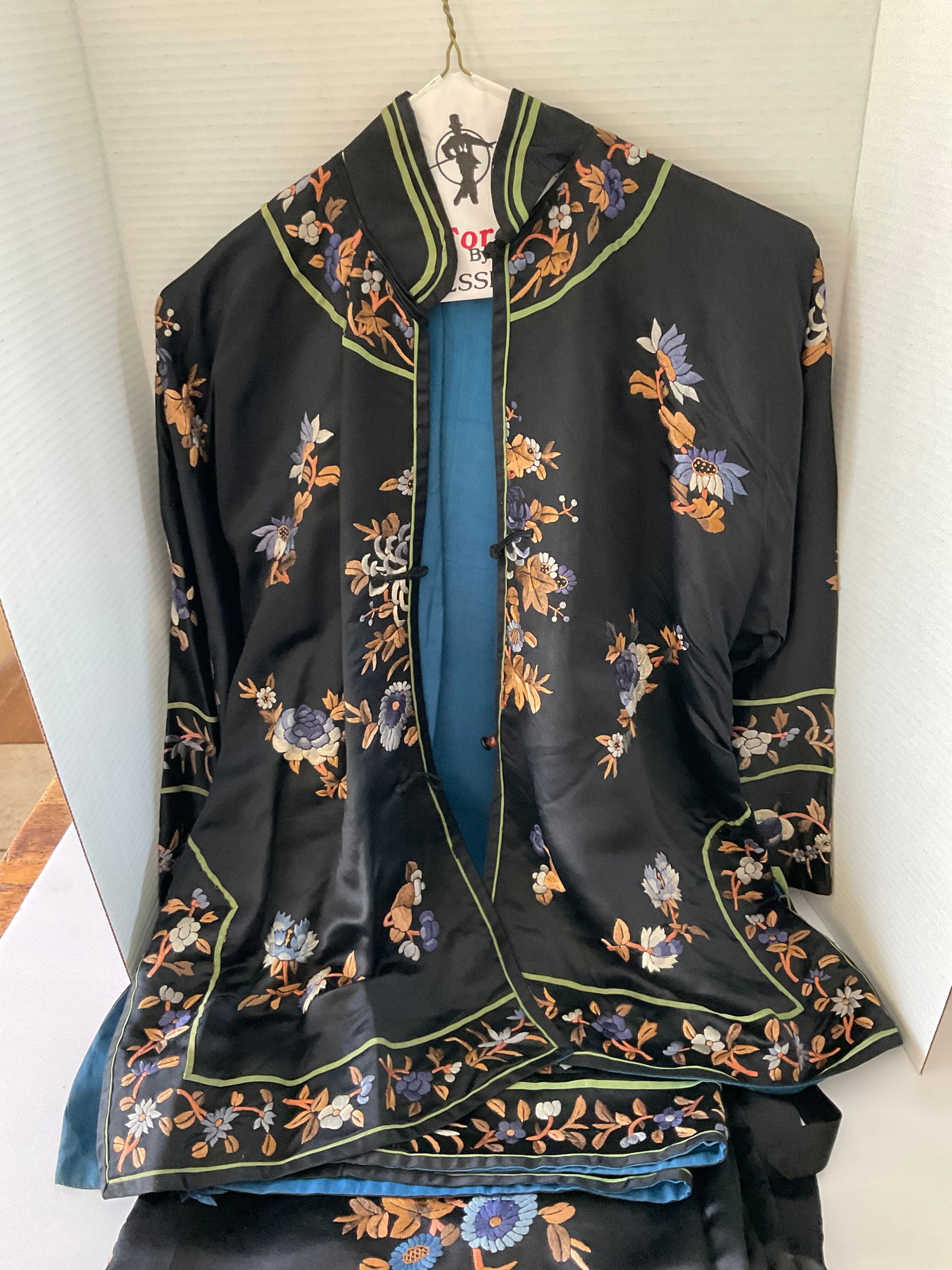 Vintage Asian Hand Embroidered Jacket & Pant Set (1 of 6)