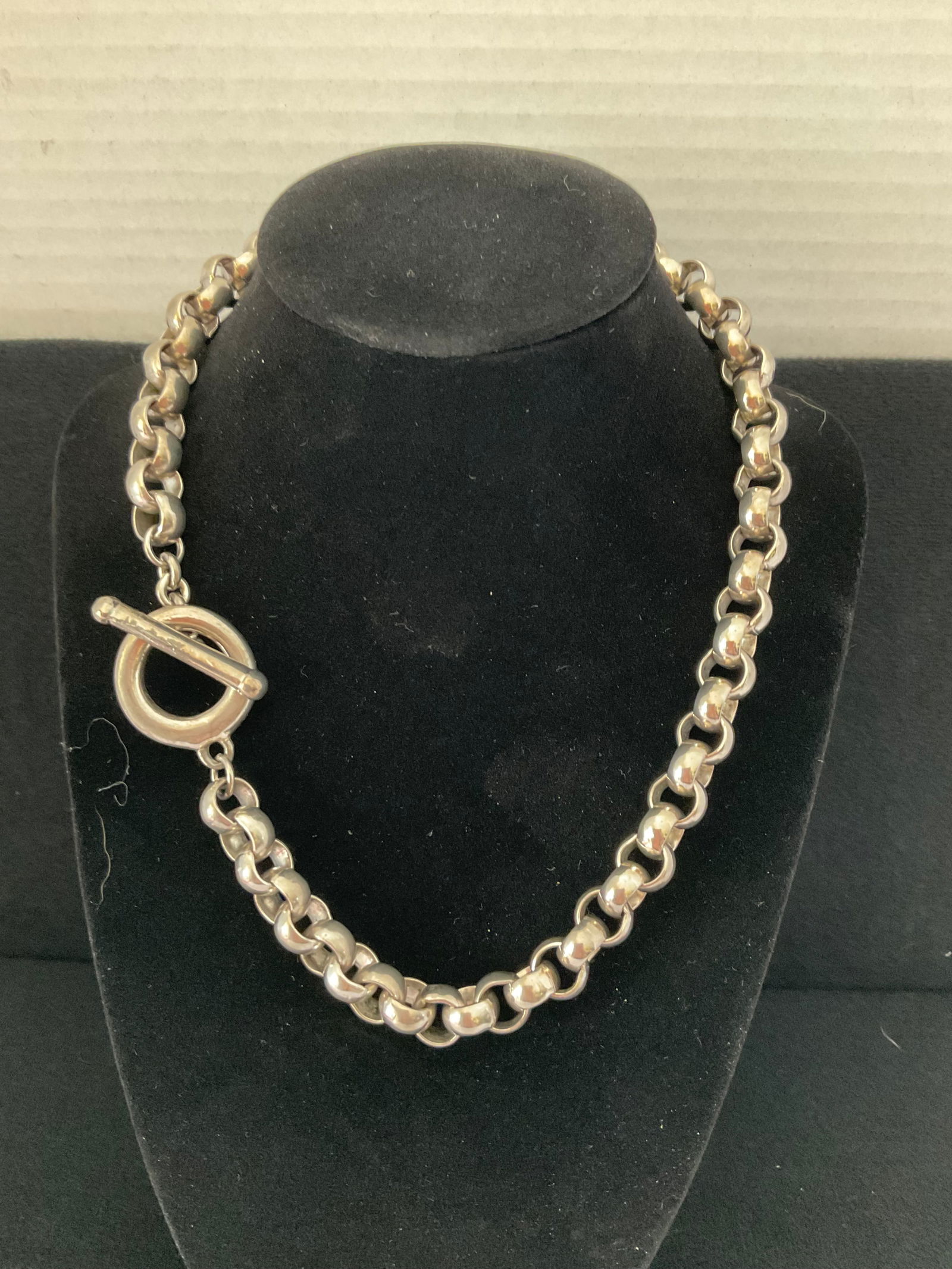 17" Sterling Chunky Chain Necklace (1 of 4)