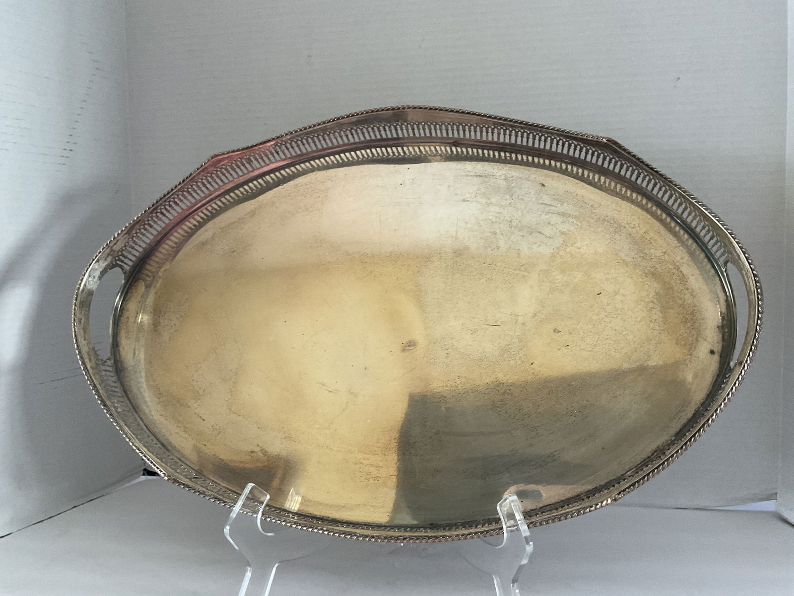 Vintage Silverplate Serving Tray (1 of 6)