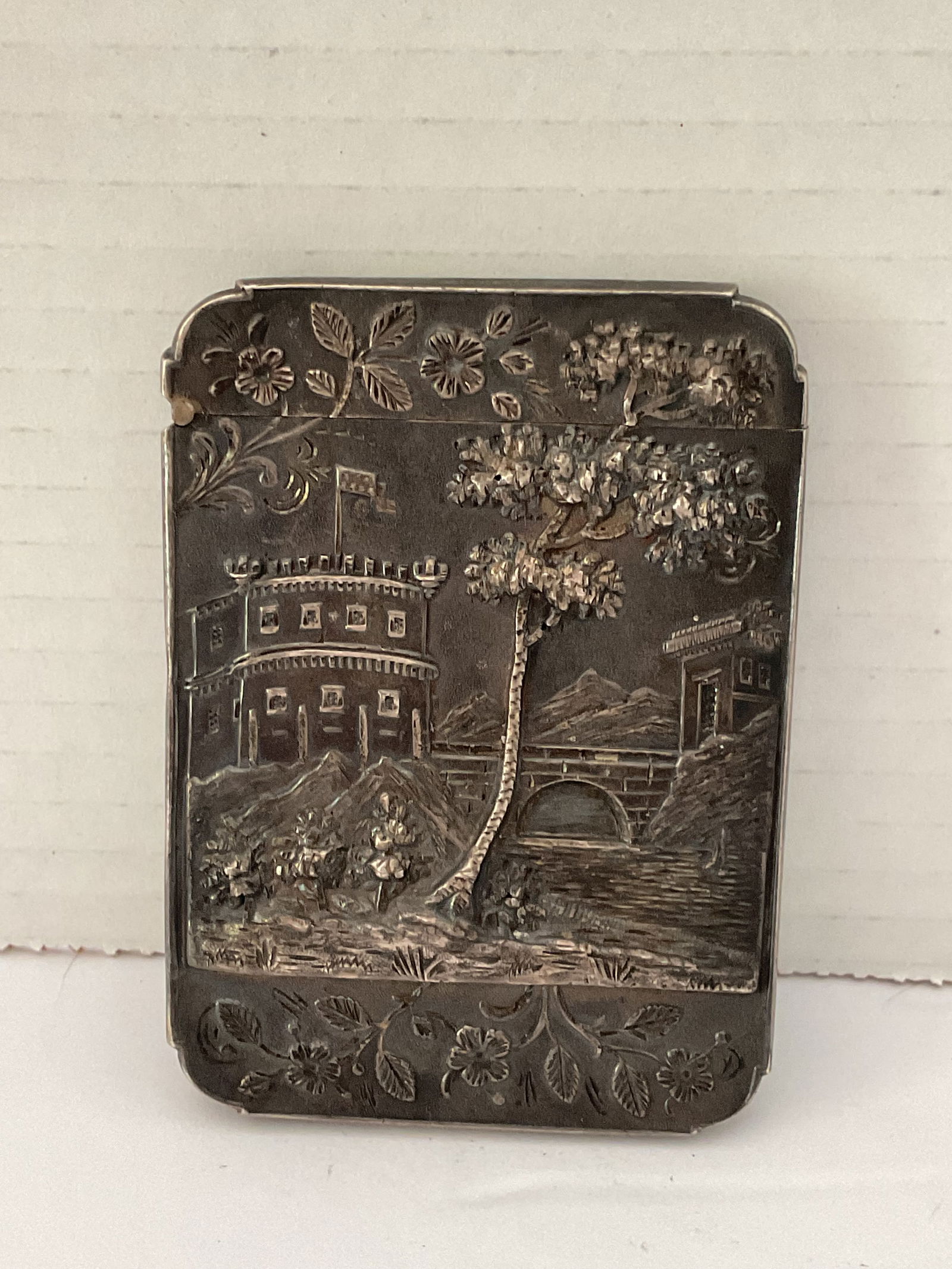 Mid 19th Century Sterling Leonard & Wilson Card Case (1 of 8)