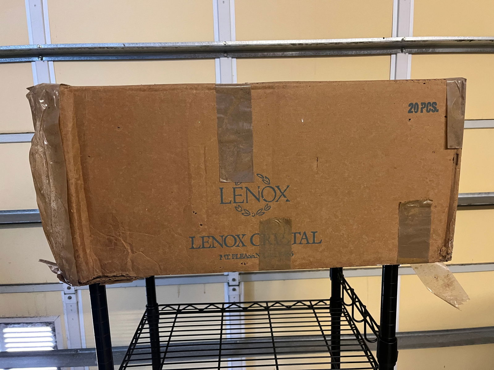 Lenox Crystal 20 Pc Stemware Set: Never opened, still in original packaging. Has been in storage since original purchase.