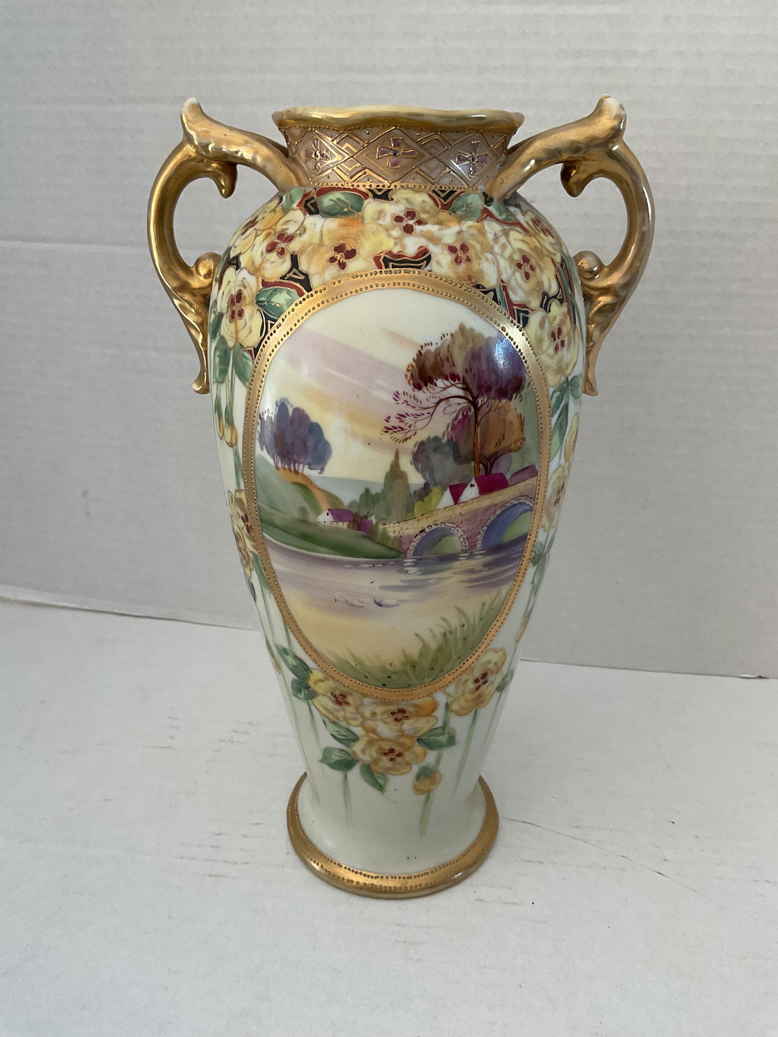Antique Handpainted Nippon Vase (1 of 5)