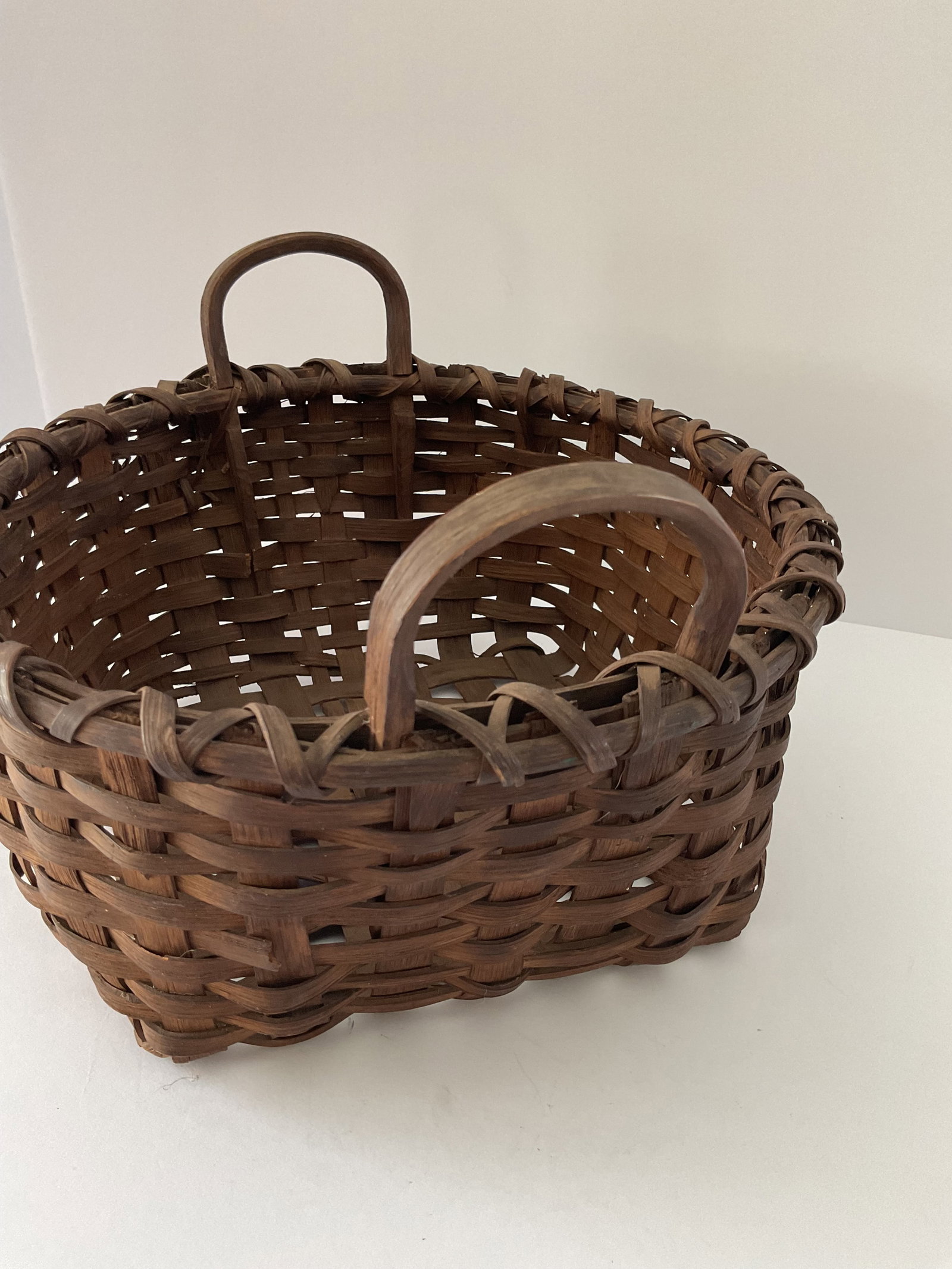 19th Century Splint Basket New England Origin (1 of 5)