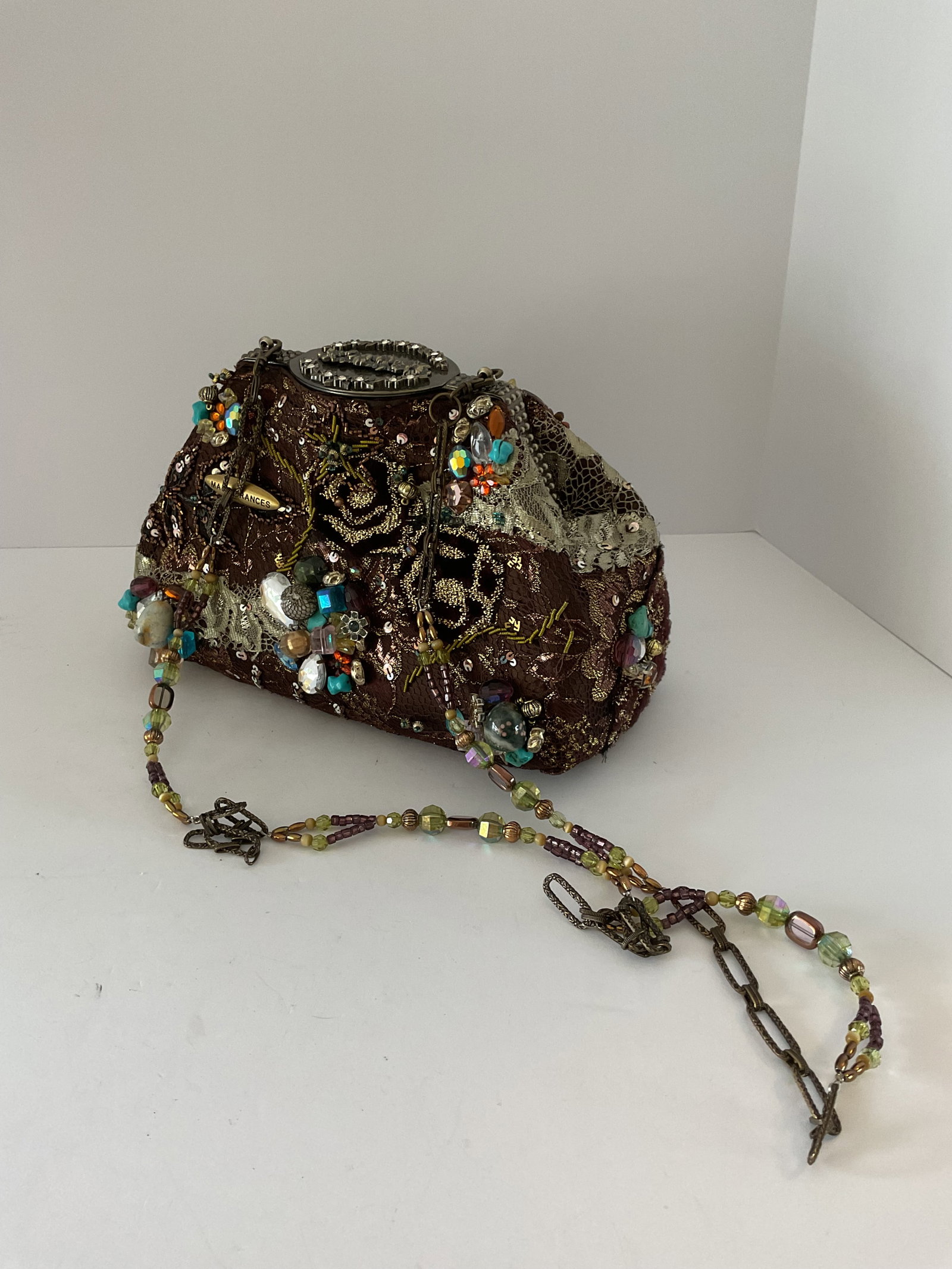 “Sunken Treasure” Vintage Mary Frances Handbag (1 of 6)